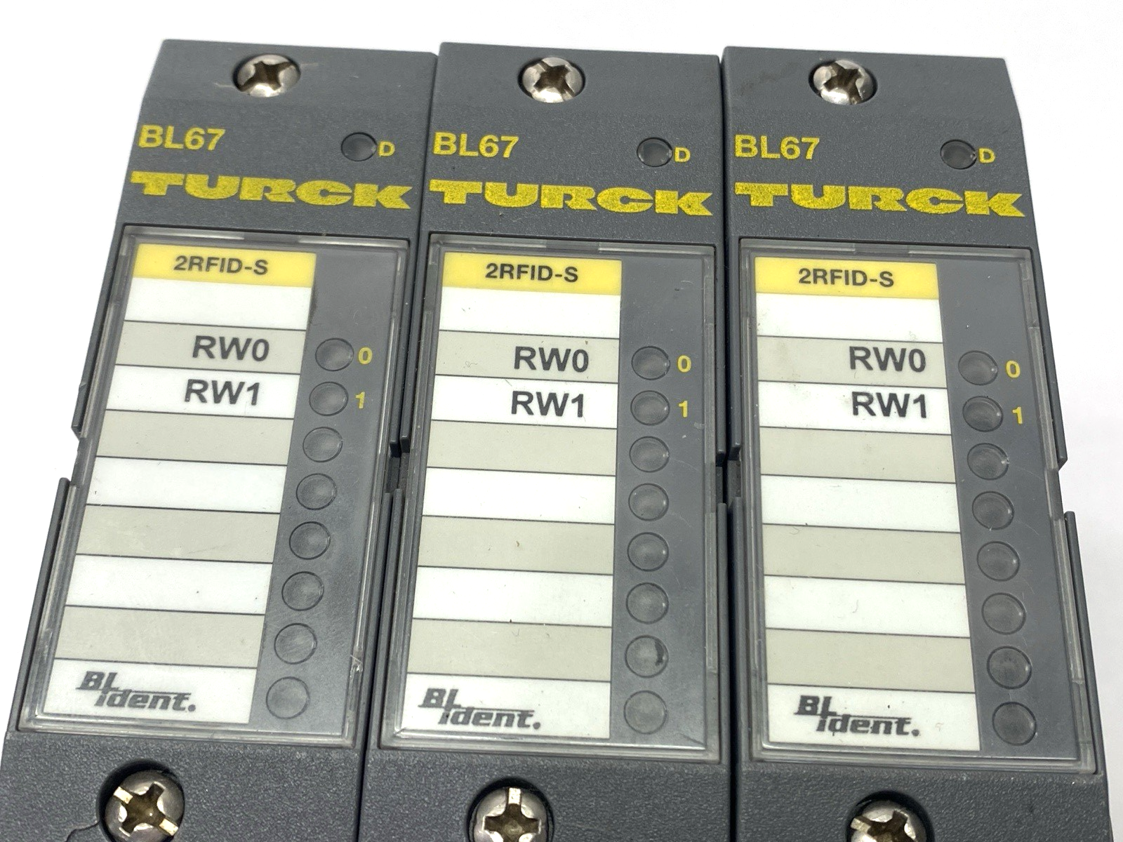 Turck BL67-B-2M12 Base Module Male Connector M12 5-Pin 6827186 DAMAGED LOT OF 3 - Maverick Industrial Sales
