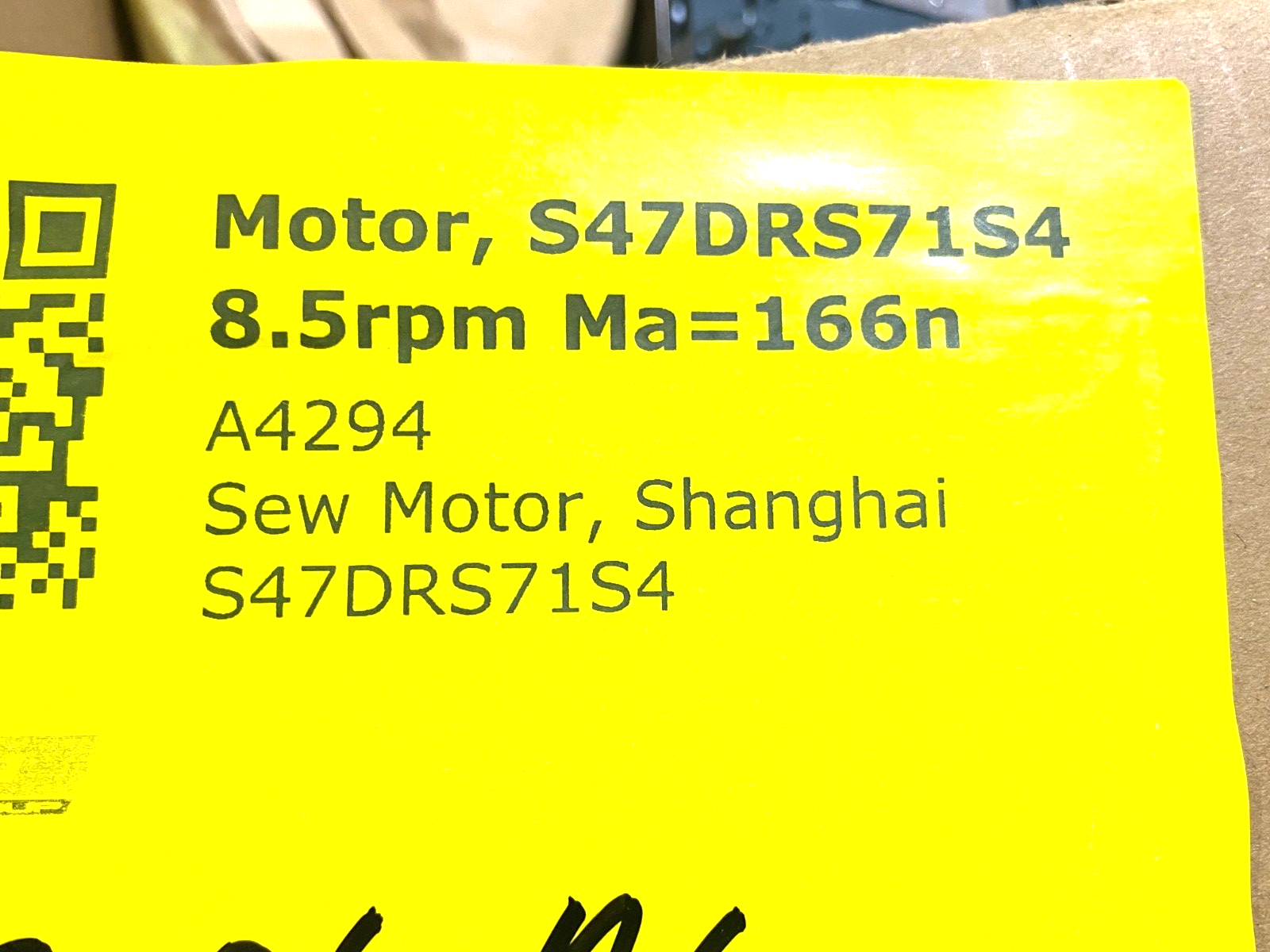 SEW-Eurodrive 25.7864249901.0001.20.48 Right Angle Gearmotor S47DRS71S4 - Maverick Industrial Sales