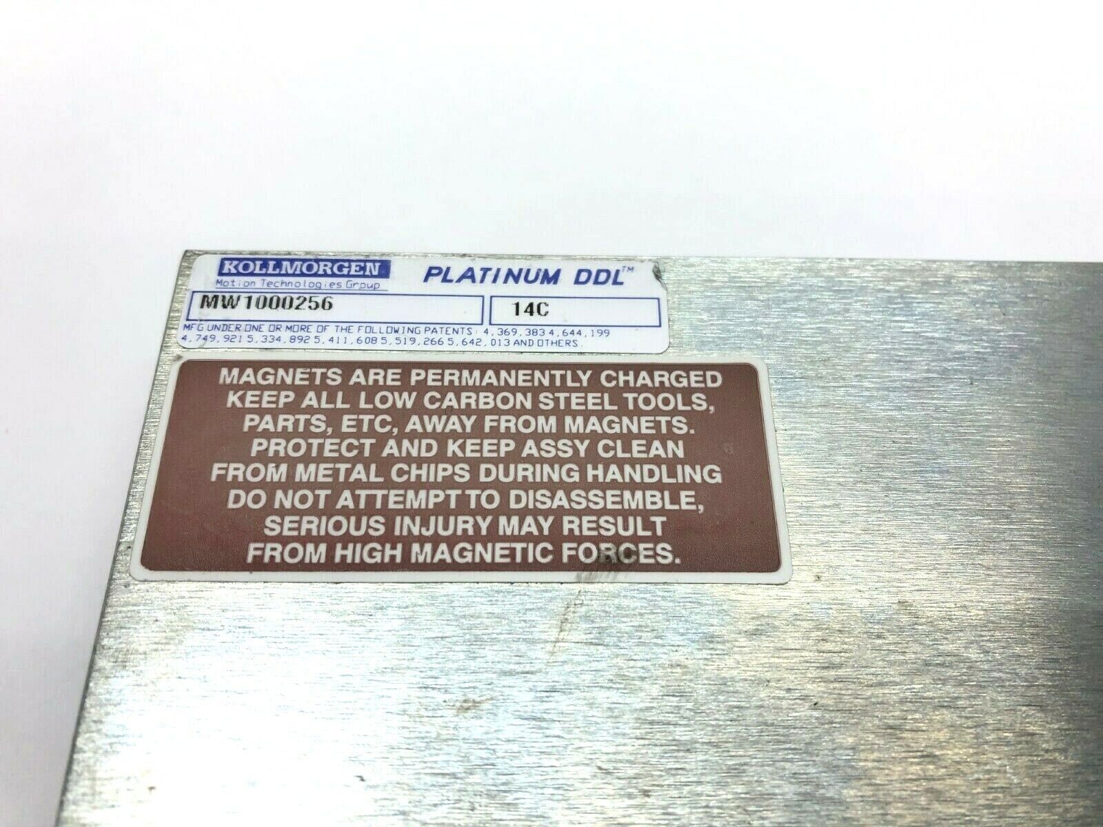 Kollmorgen Platinum DDL MW1000256, 14C Magnetic Linear Motor - Maverick Industrial Sales