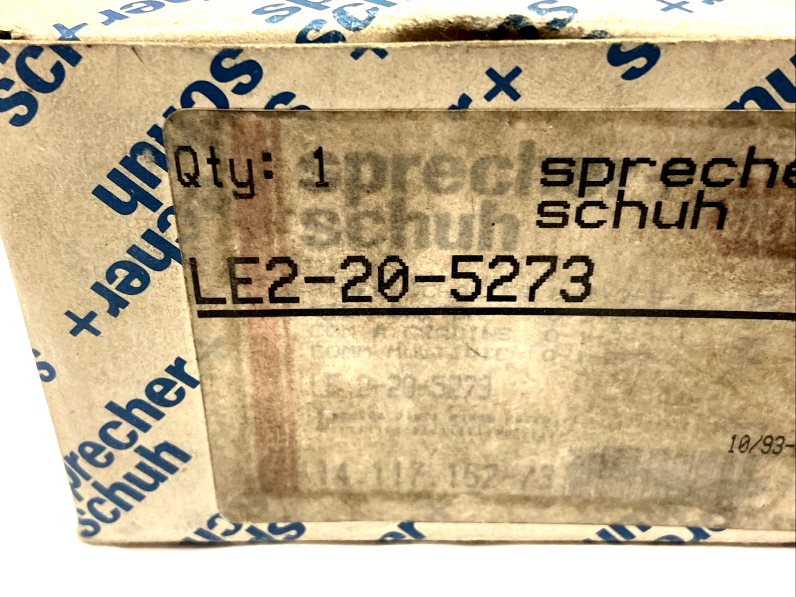 Sprecher+Schuh LE2-20-5273 Rotary Cam Switch 20A 3-Pole - Maverick Industrial Sales