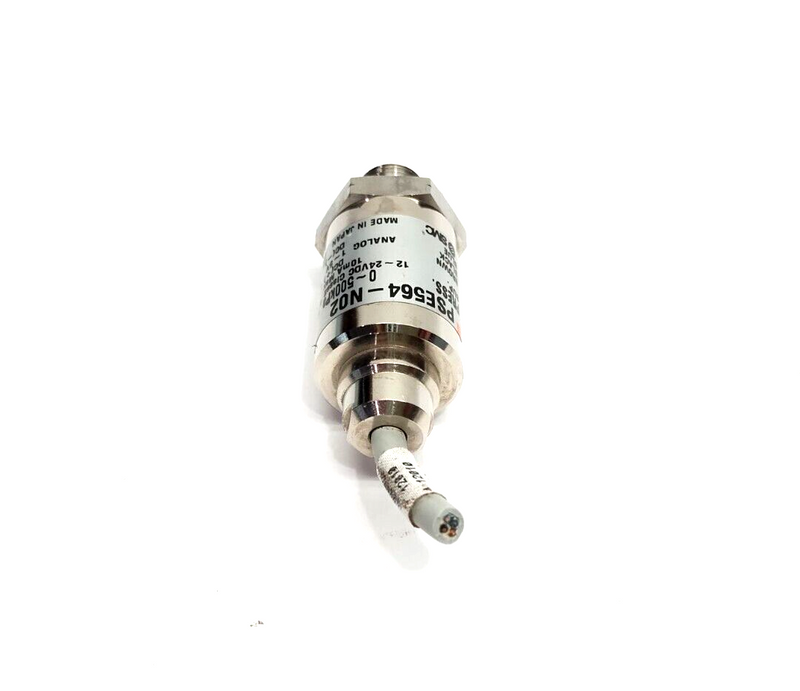 SMC PSE564-N02 General Fluid Switch/Pressure Sensor 0-500kPa 12-24VDC 1/4" NPT - Maverick Industrial Sales