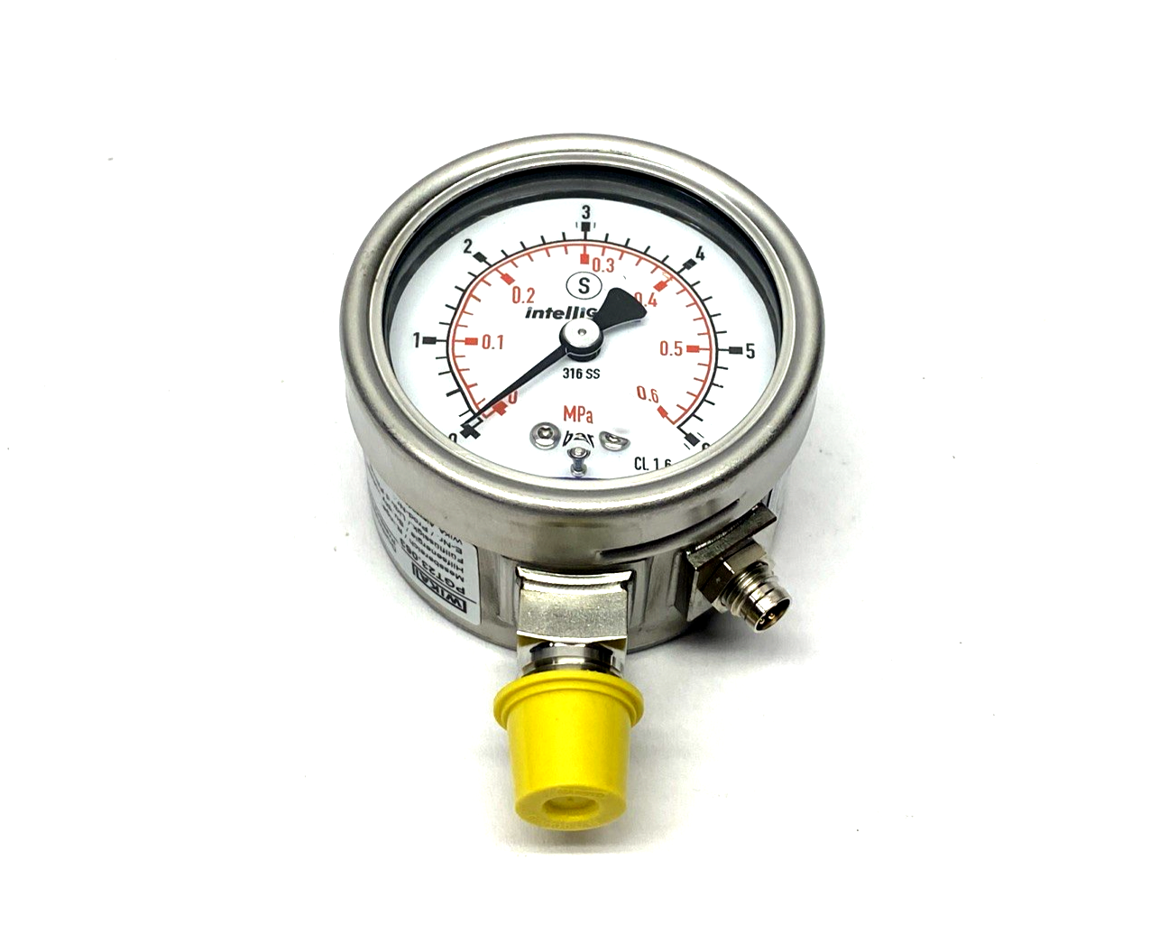 Wika PGT23.063 Bourdon Tube Pressure Gauge w/ Electrical Output 52920145 - Maverick Industrial Sales