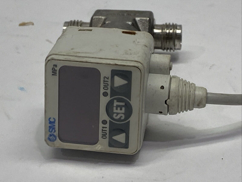 SMC ISE50-T2-62L Digital Pressure Switch CUT CORD - Maverick Industrial Sales