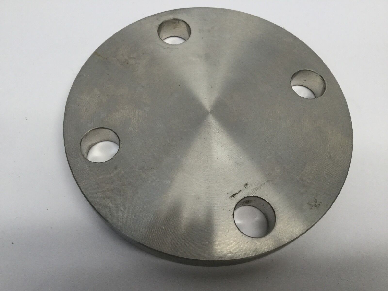 Vacuum Flange Stainless Steel 5” Dia. X 1/2" Thick w/ 5/8" Holes - Maverick Industrial Sales