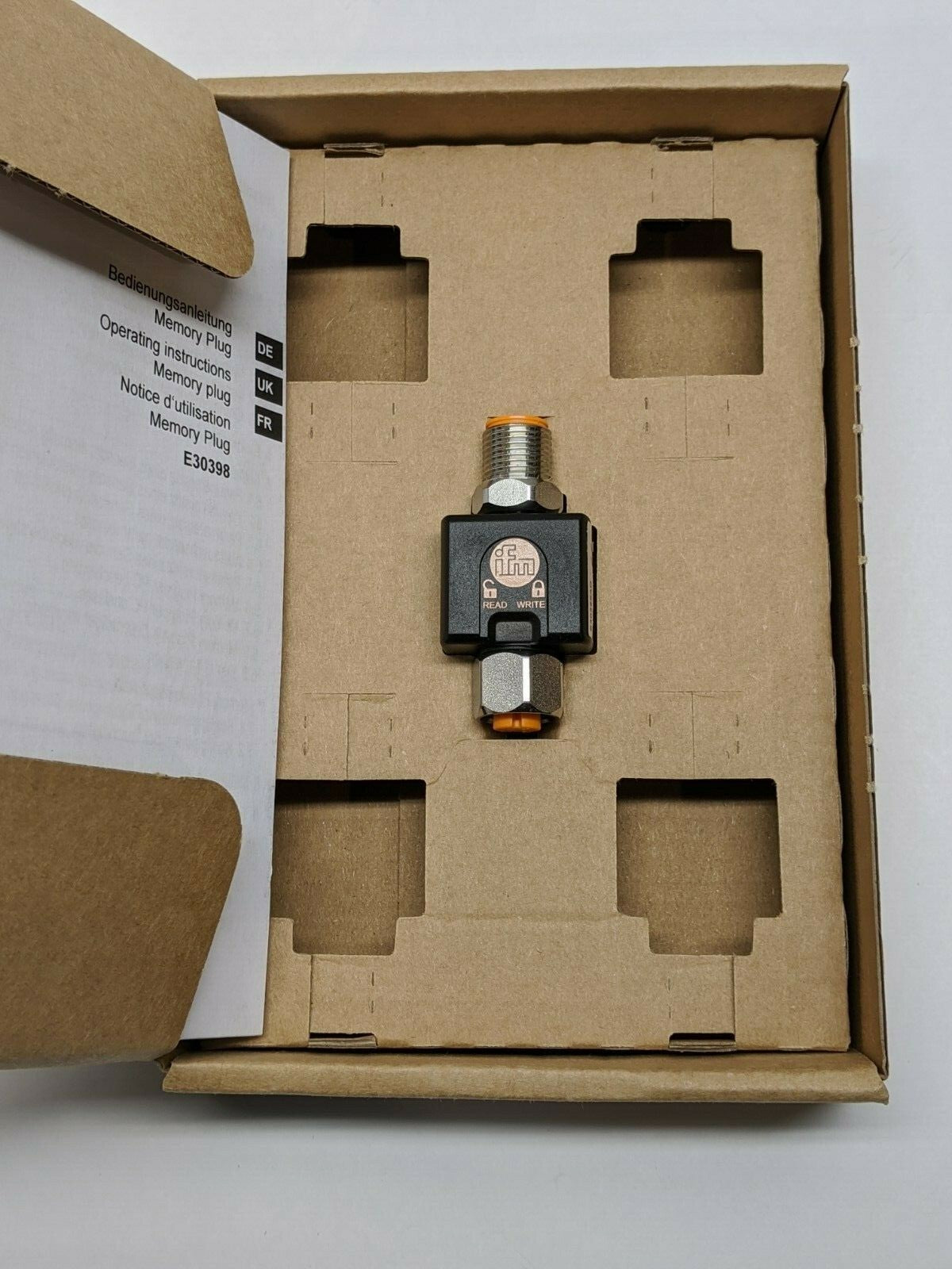 Ifm E30398 IO-Link Memory Plug 18... 32VDC M12 Connection - Maverick Industrial Sales