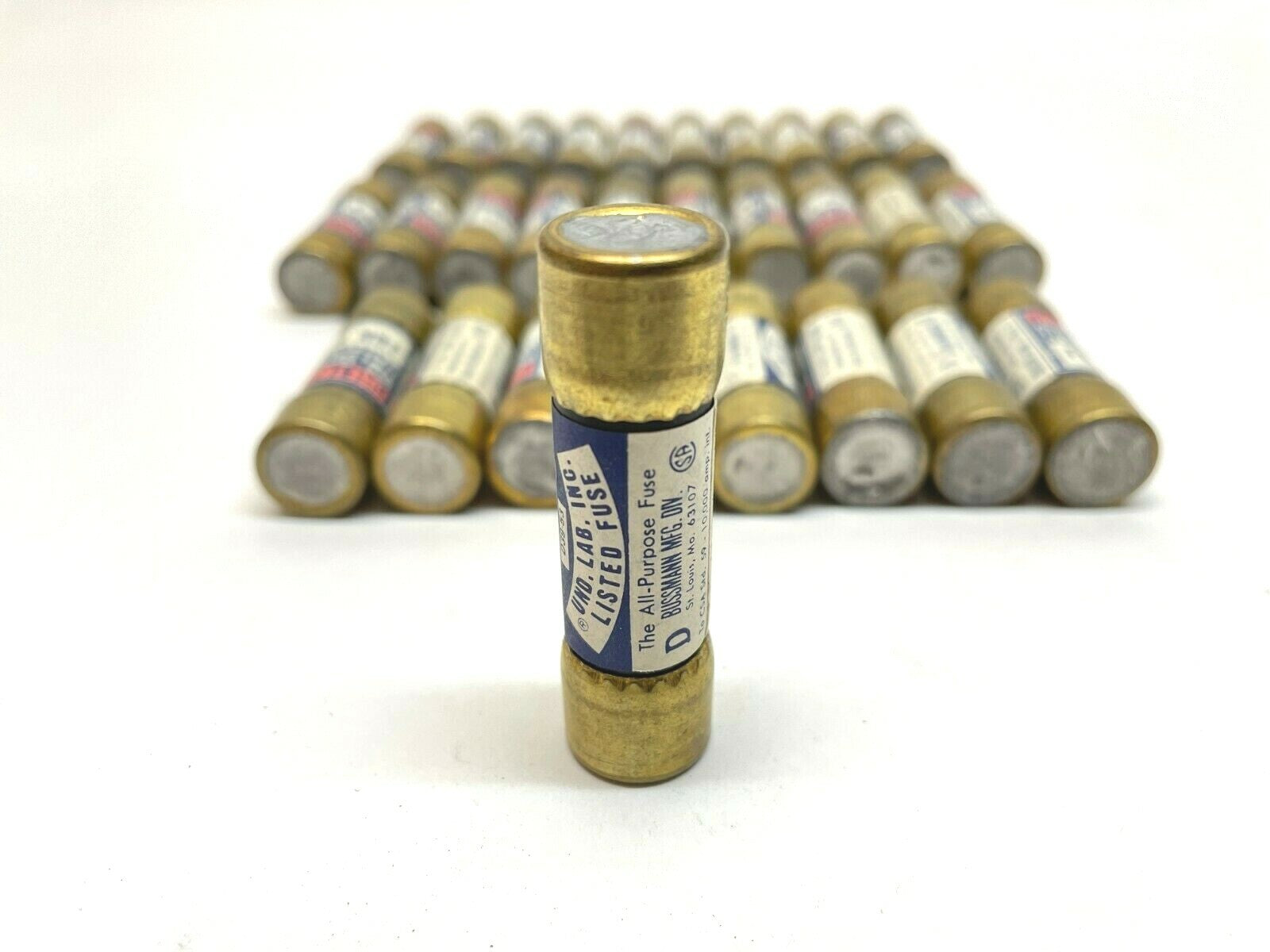 Fusetron FRN 8 amp. Dual-Element Time Delay Class K5 Fuse, LOT OF 29 FUSES - Maverick Industrial Sales