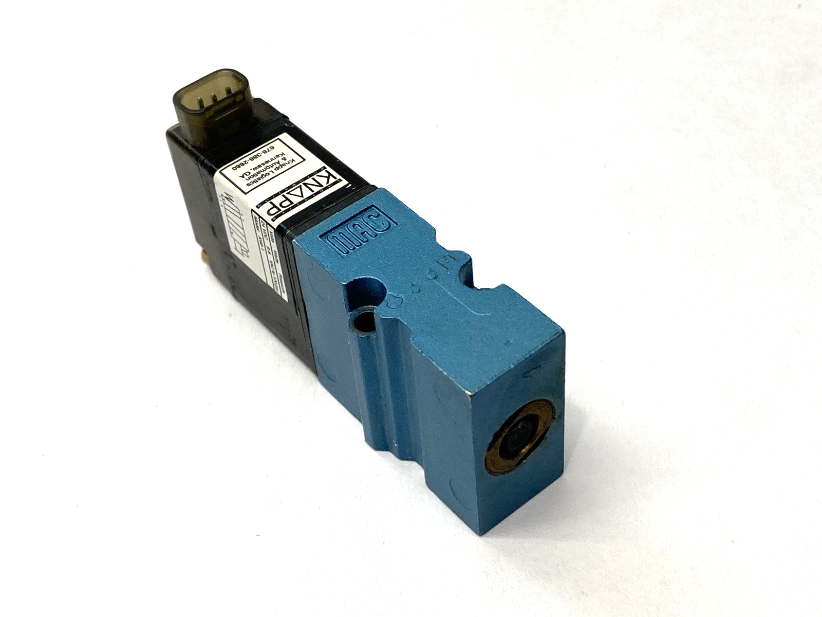 MAC Knapp K46-1 Pneumatic Solenoid Valve 24VDC 9.6W 120PSI - Maverick Industrial Sales