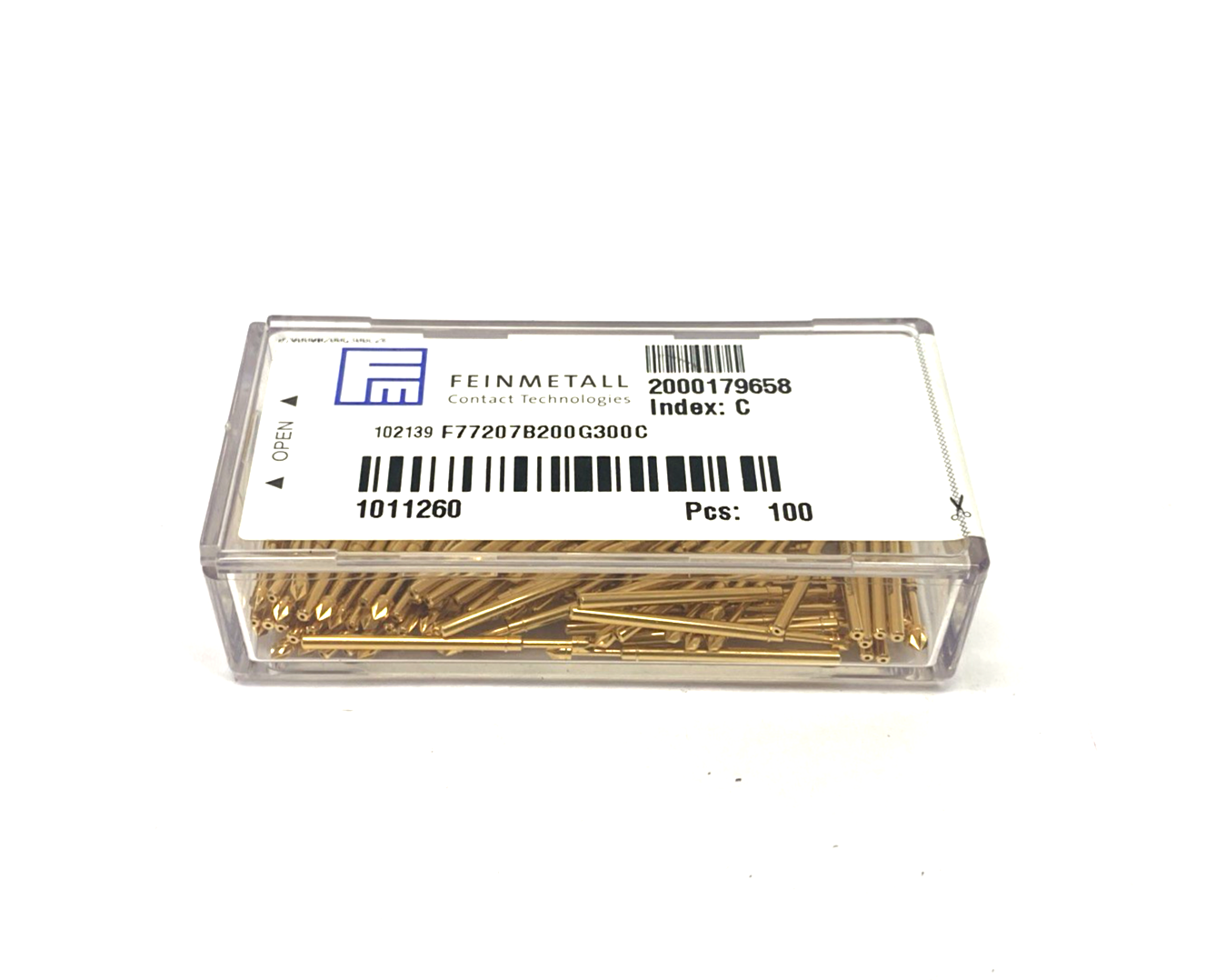 Feinmetall 1011260 High Current Probe HCF77207B200G300 BOX OF 100 - Maverick Industrial Sales