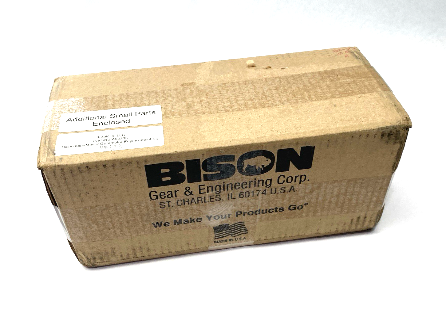 Bison 011-175-0007 Parallel DC Gearmotor 1/10HP 268rpm 6.7:1 Ratio - Maverick Industrial Sales
