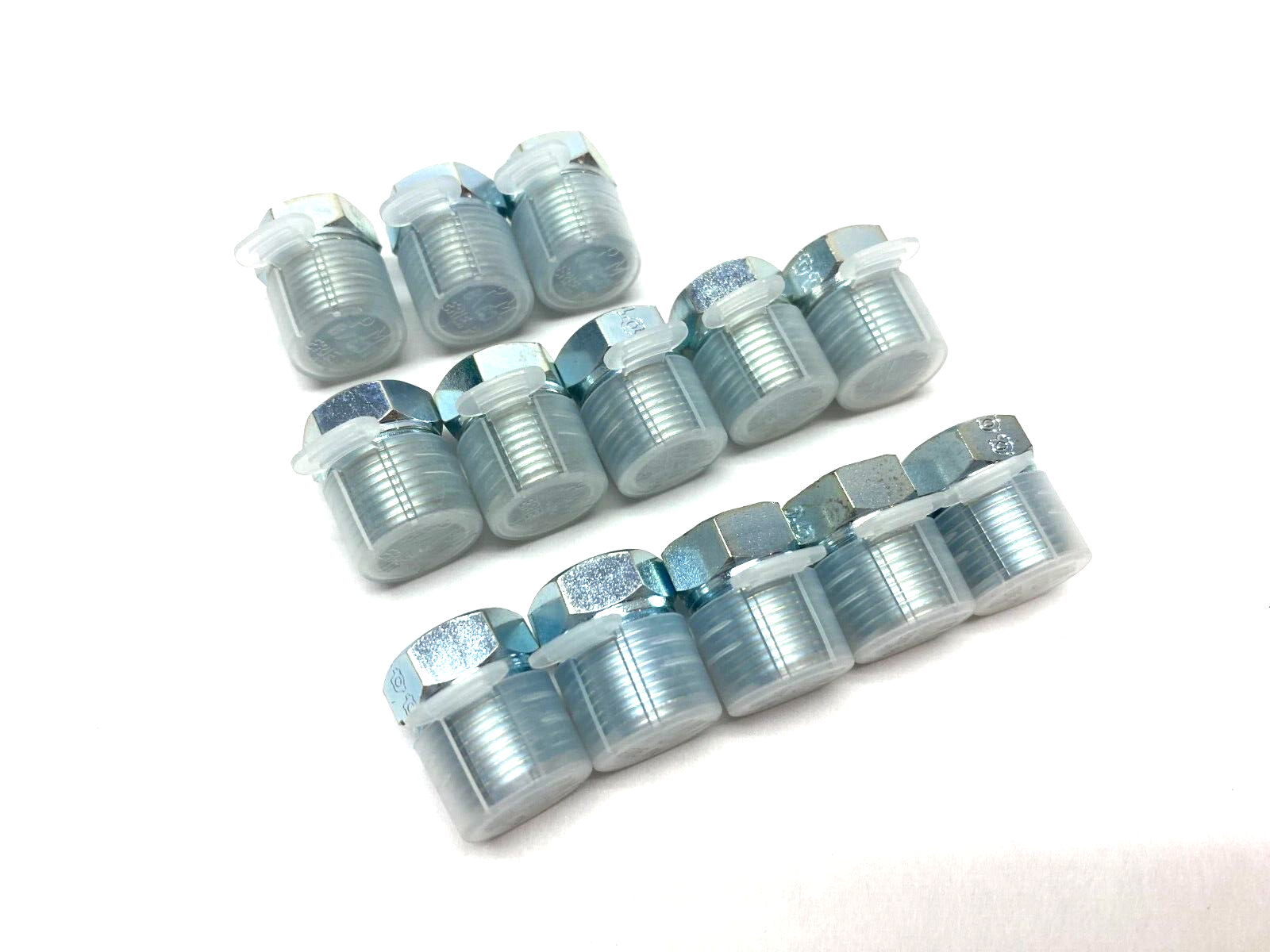 Adaptall 9032-06-04 Fitting Adapter BSPT Male 3/8" BSPP Female 1/4" LOT OF 13 - Maverick Industrial Sales
