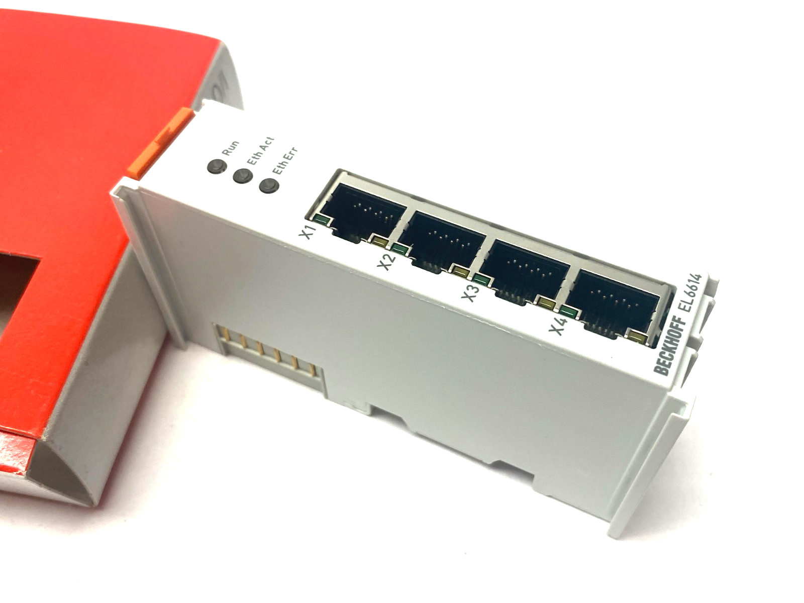 Beckhoff EL6614 EtherCAT 4-Port Communication Interface Ethernet Switch Port - Maverick Industrial Sales