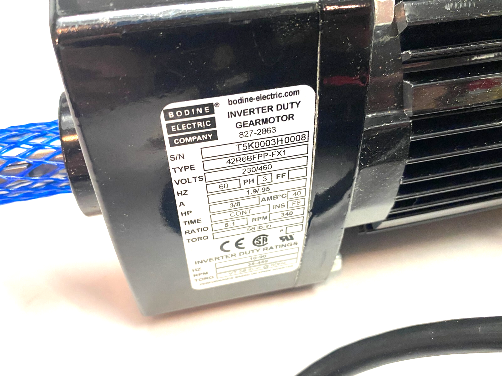 Dorner 62M005PS423EN & 22MV1122B Parallel Gearmotor 3/8HP & VFD Controller 230V - Maverick Industrial Sales