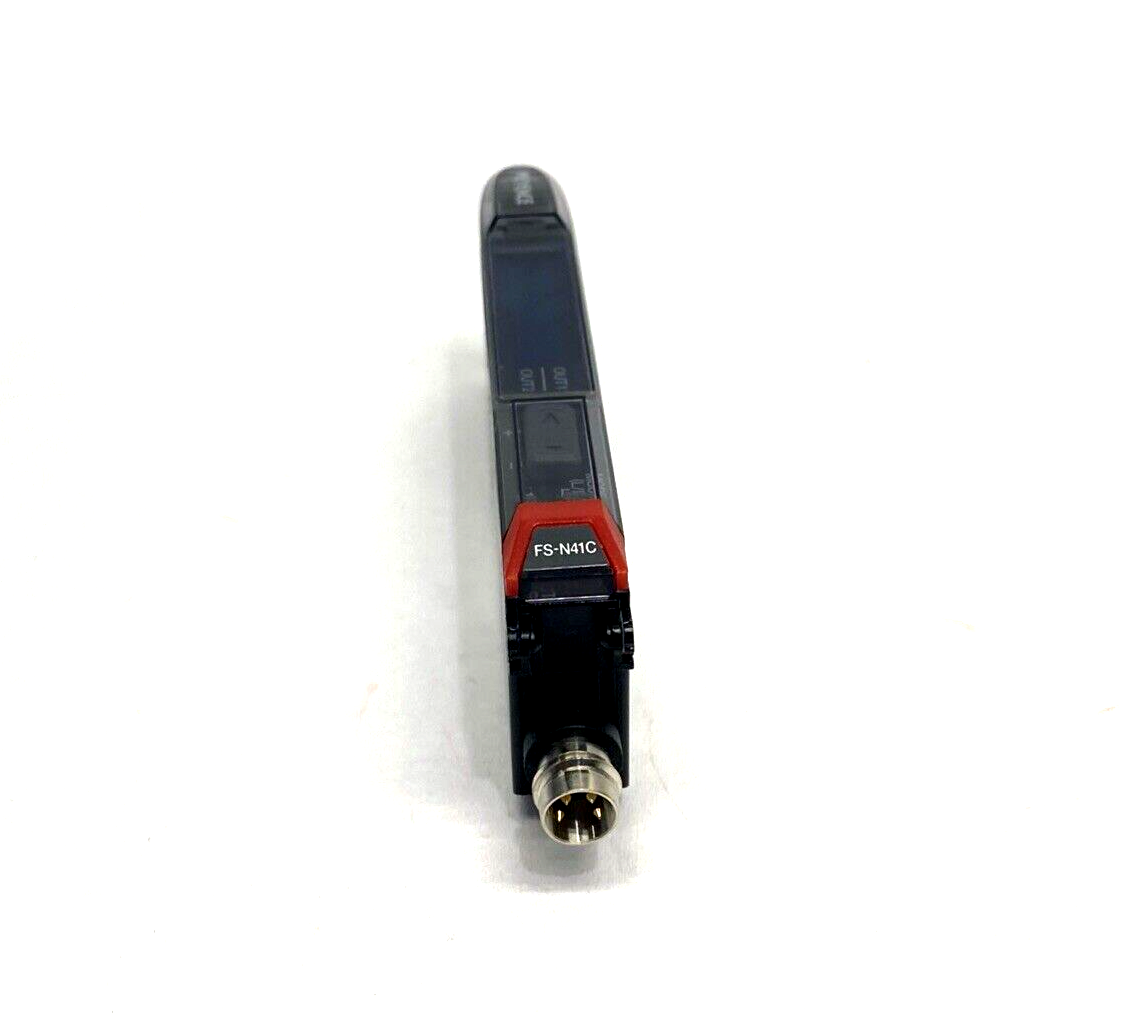 Keyence FS-N41C Fiber Optic Sensor Main Unit, M8 Connector Type - Maverick Industrial Sales
