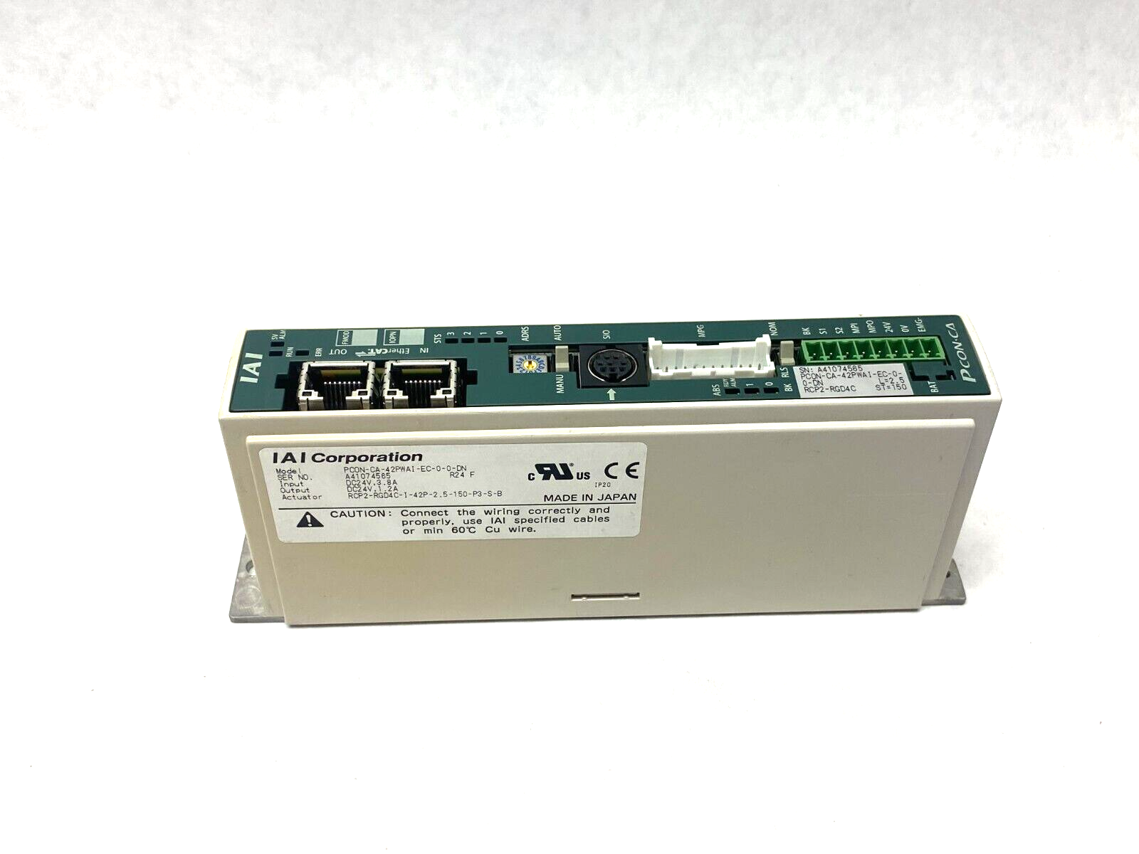 IAI PCON-CA-42PWAI-EC-0-0-DN Intelligent Actuator Controller 24VDC - Maverick Industrial Sales