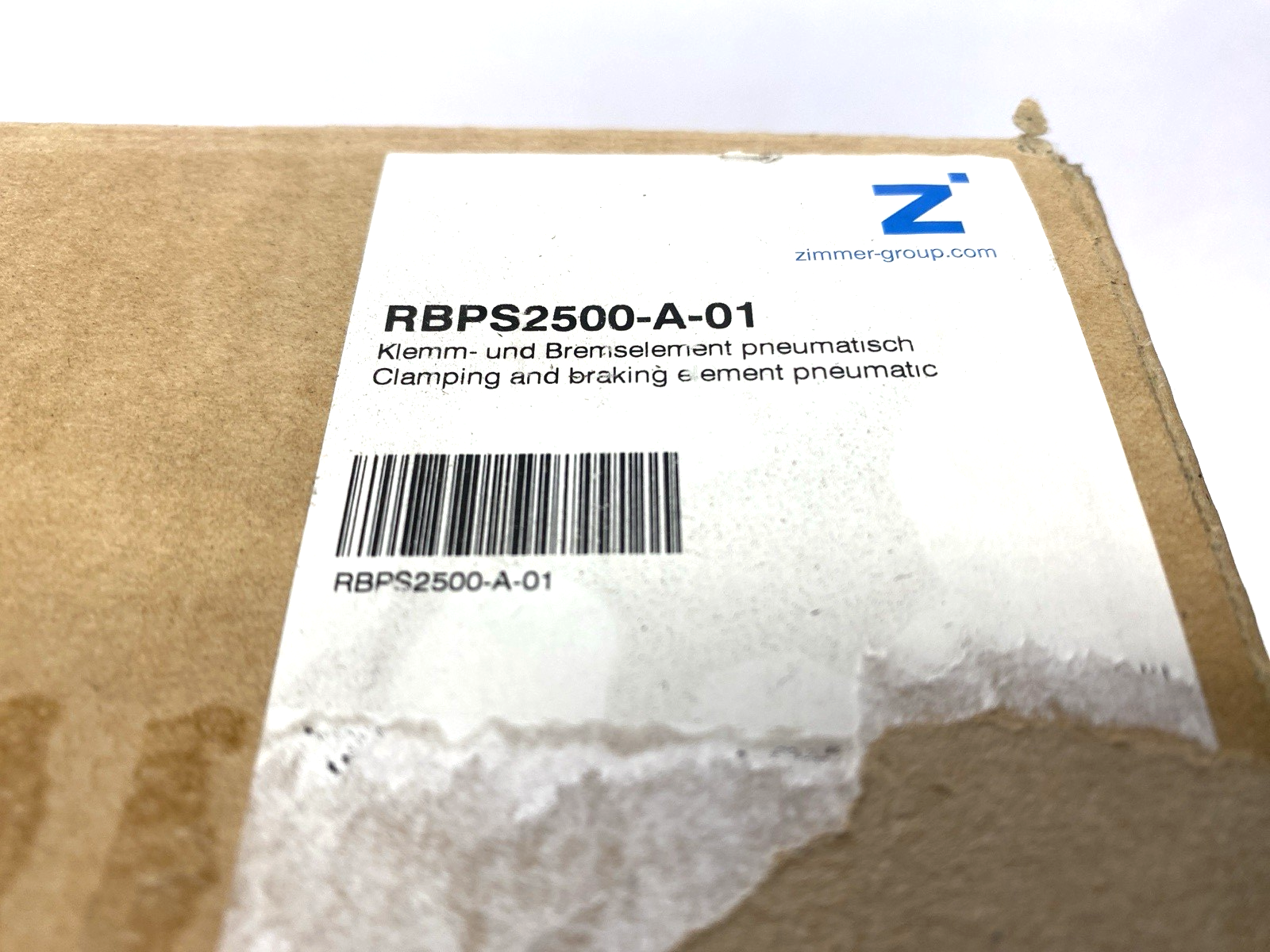 Zimmer RBPS2500-A-01 Pneumatic Clamping & Braking Element 25mm Shaft - Maverick Industrial Sales