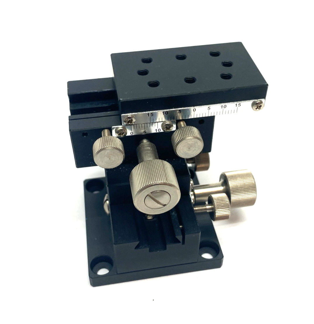 MiSUMi XYDTSC50 Dovetail Rack & Pinion Manual XY Axis Stage, Low-Profile 30mm - Maverick Industrial Sales