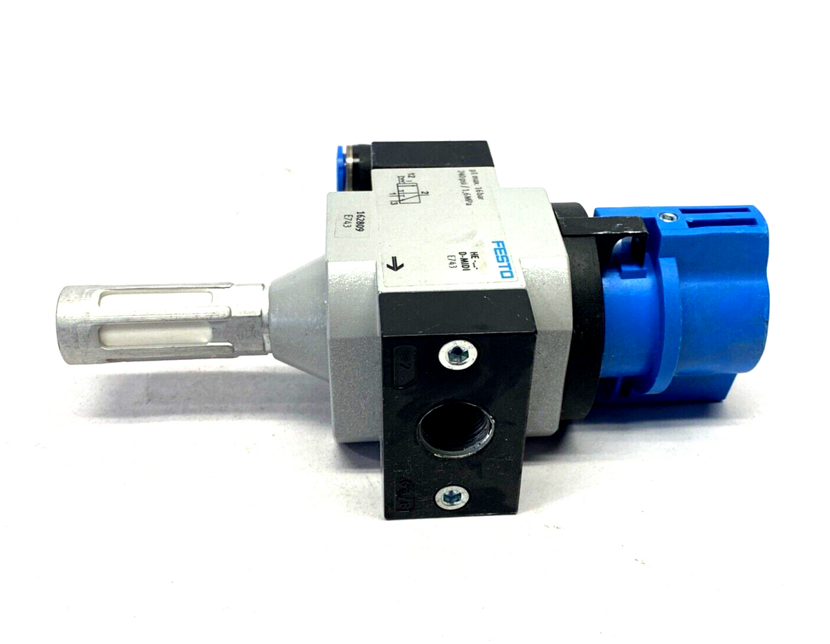 HE-3/8-D-MIDI, 162809 | Festo HE-3/8-D-MIDI Pneumatic On/Off Valve 162809 - Used - Maverick Industrial Sales