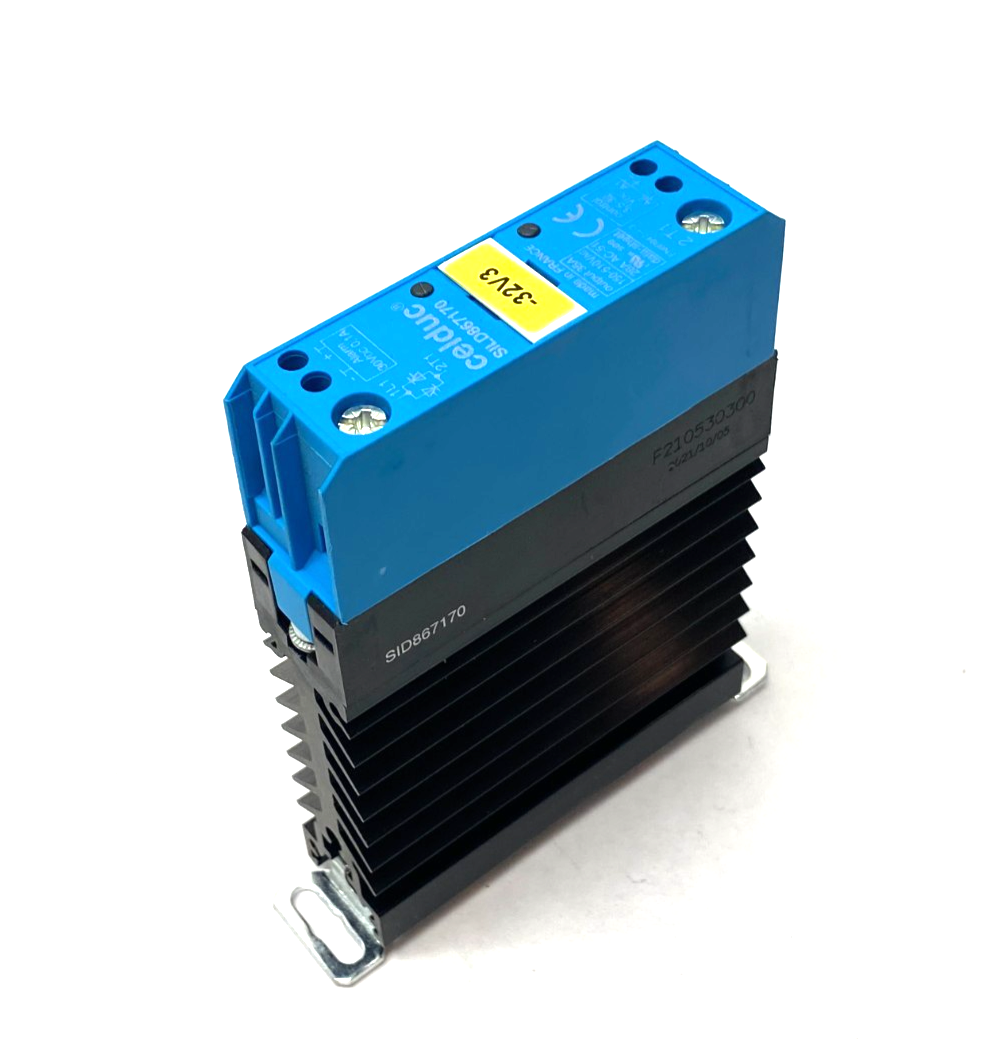 Celduc SILD867170 SSR Relay 35A/150-510VAC/CTRL 3,5-32VDC/7200A²S/DIAGNOSTIC - Maverick Industrial Sales