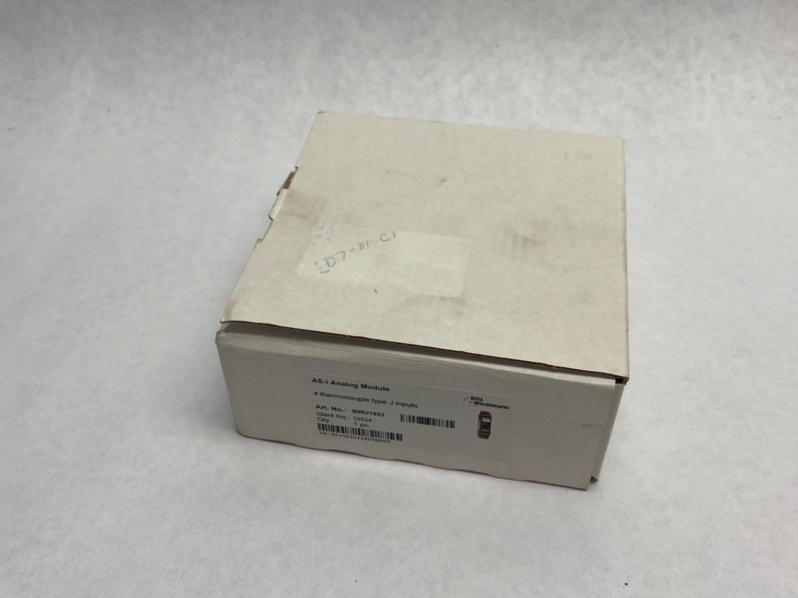 Bihl+Wiedemann BWU1933 AS-i Analog Module, 4-Thermocouple Type J Inputs 12534 - Maverick Industrial Sales