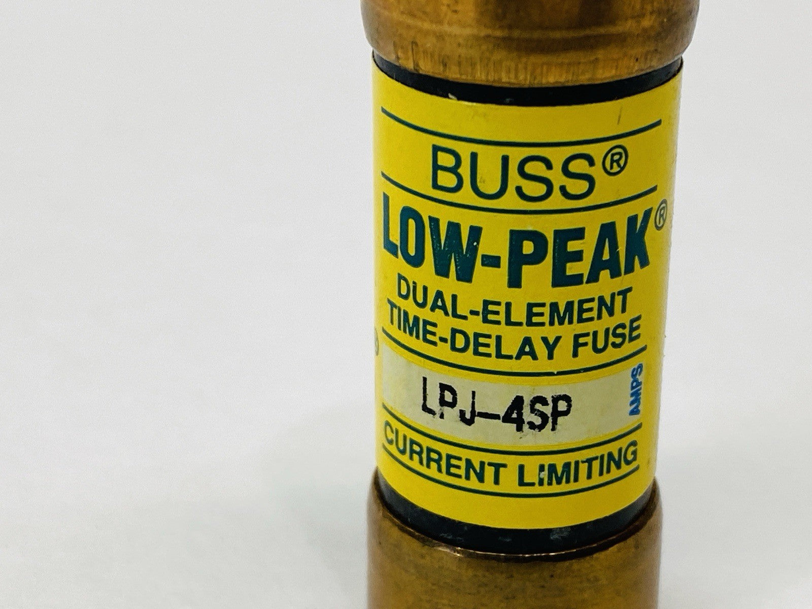 Bussmann LPJ-4SP Low-Peak Dual Element Time Delay Fuse 4A 600VAC LOT OF 2 - Maverick Industrial Sales