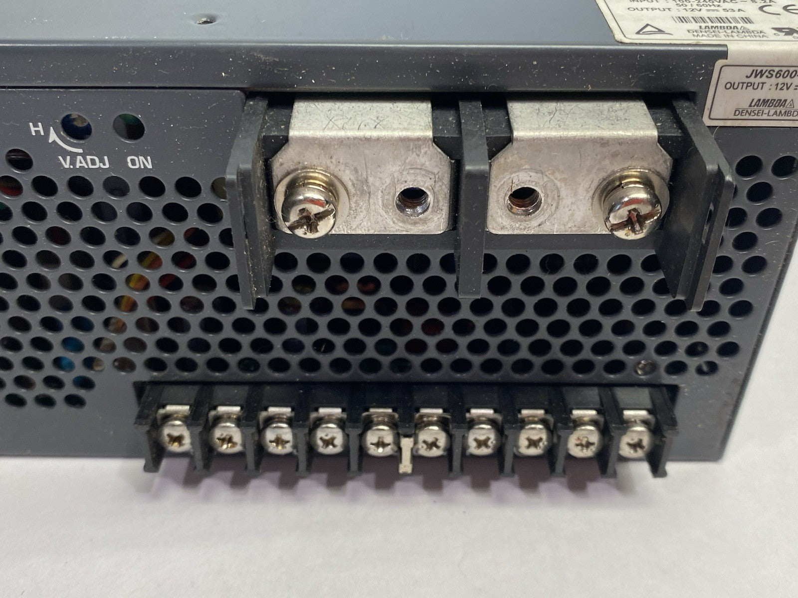 JWS600-12 | TDK Lambda Power Supply, Enclosed, AC/DC Converter 12V 600W - Used - Maverick Industrial Sales