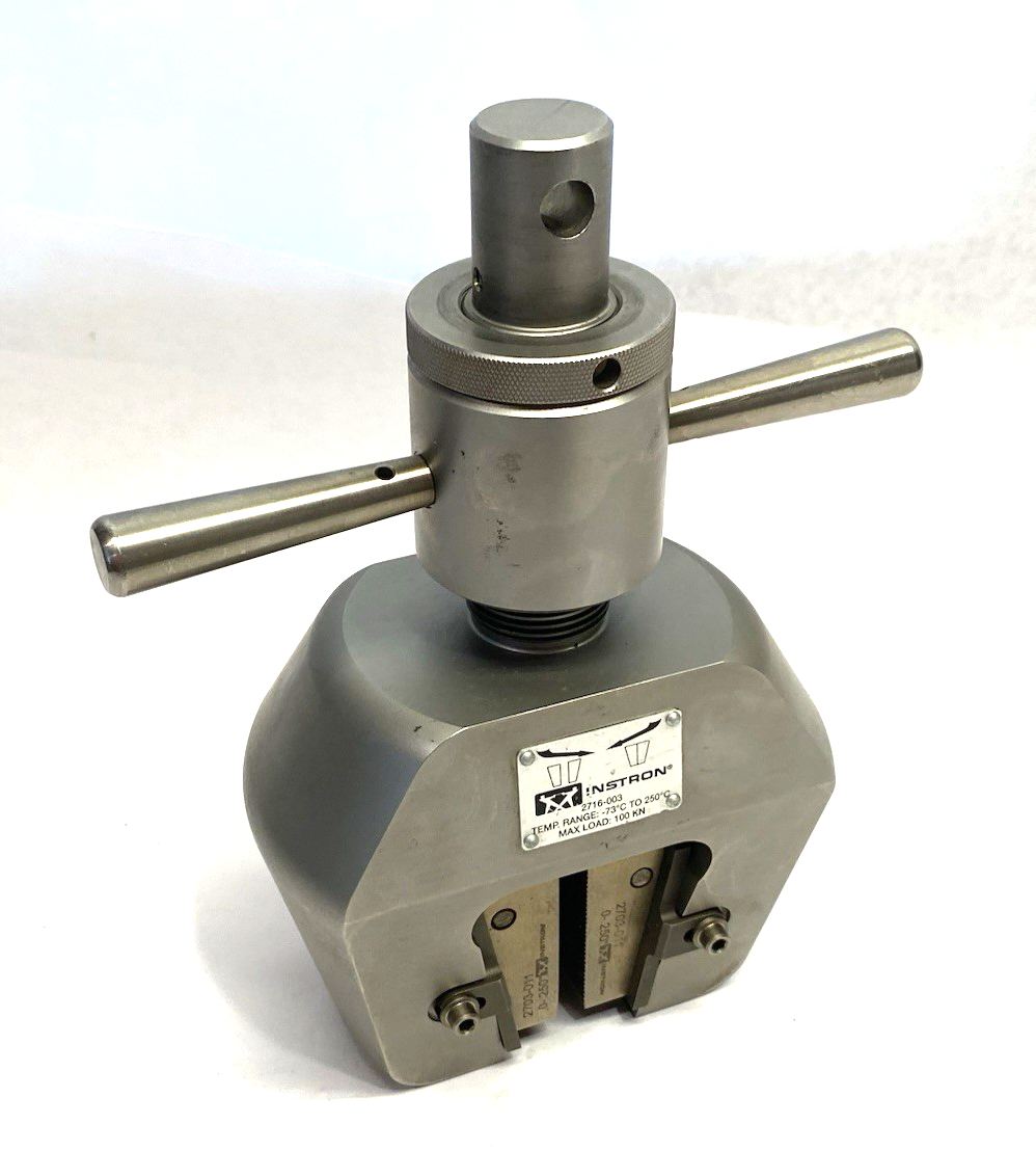 Instron 2716-003 Mechanical Wedge Action Tensile Grips, High-Force, Manual 100kN - Maverick Industrial Sales