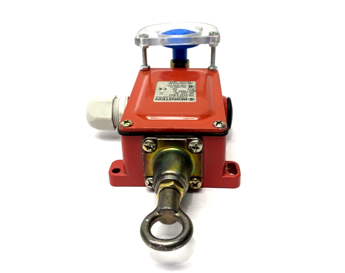 601.2441.907 | Bernstein SID-UV2Z P-RAST Rope Pull Switch w/Reset Button 240V 16A - Used - Maverick Industrial Sales