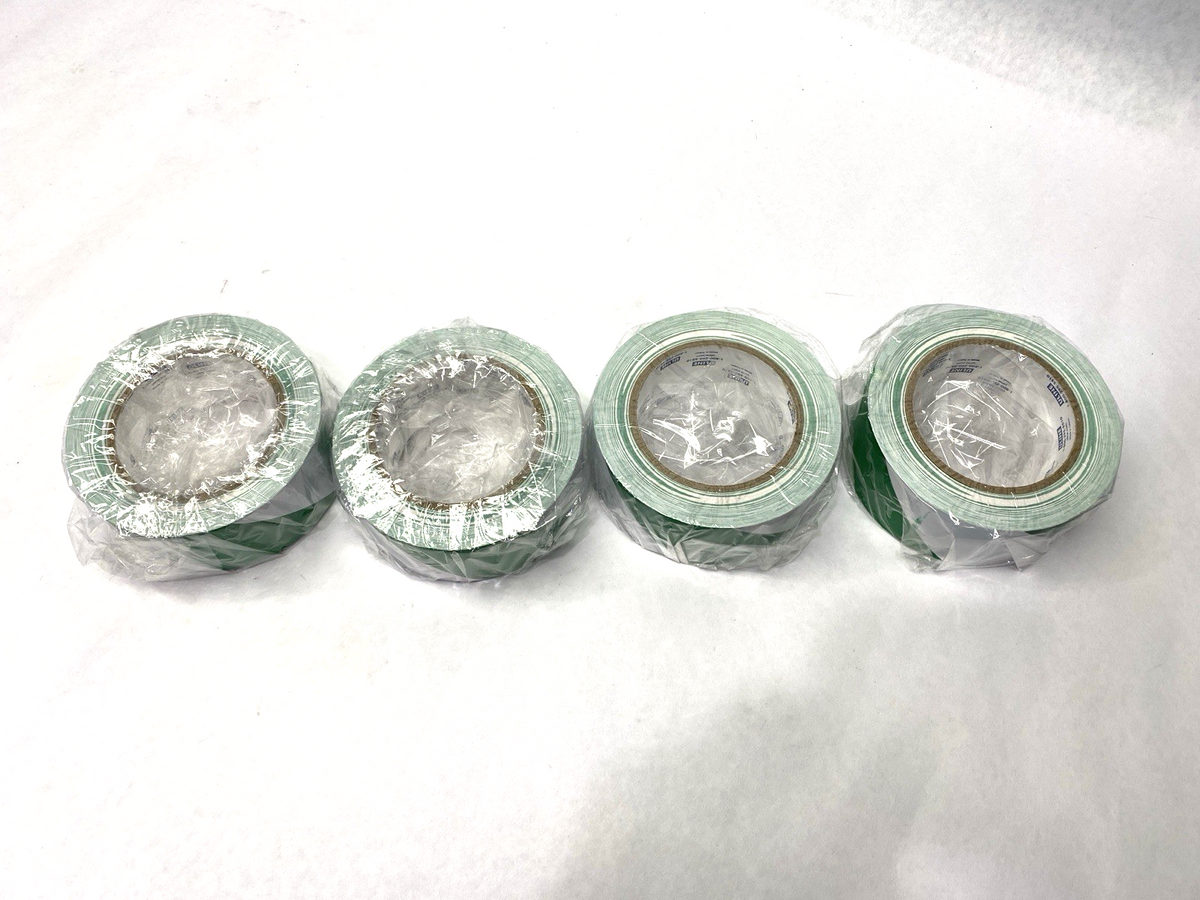 S-16877 | Uline Industrial Vinyl Safety Tape Green/White 2" x 36 yds LOT OF 4 - New - Maverick Industrial Sales
