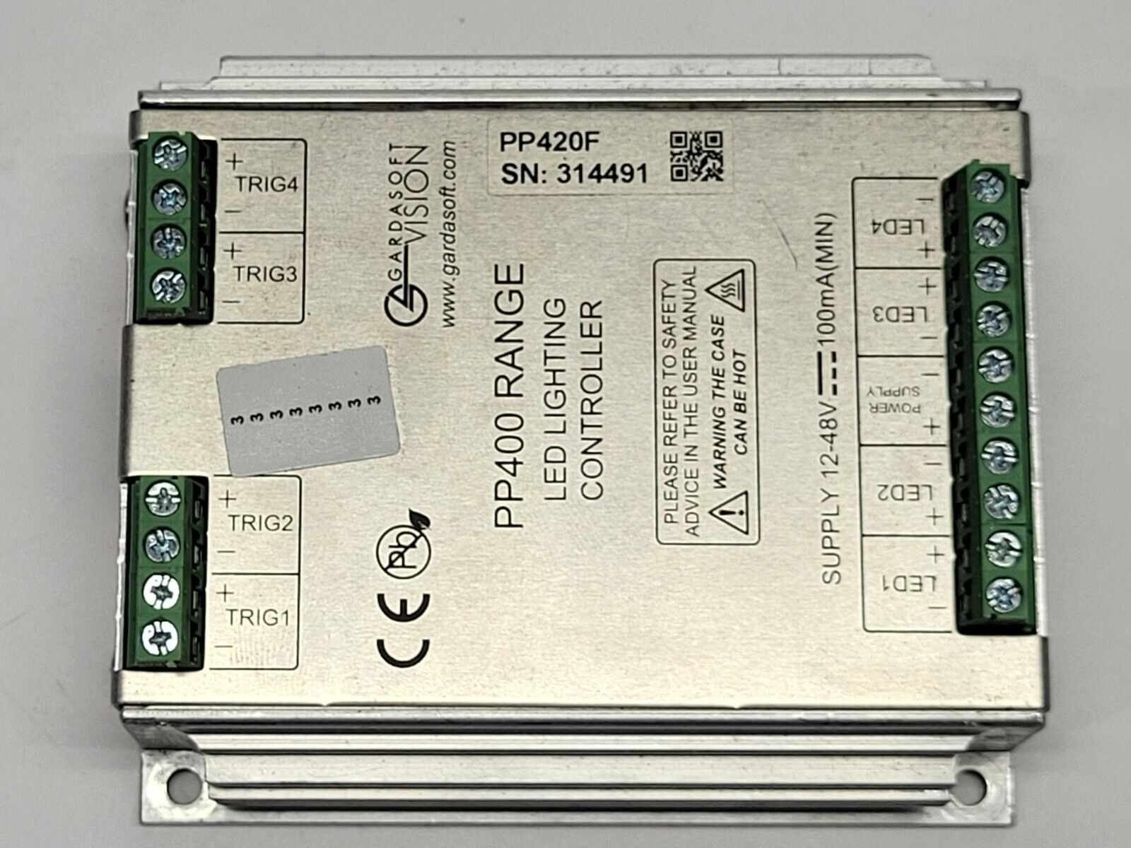 Gardasoft Vision PP420F LED Strobe Lighting Controller 100mA, PP400 Range - Maverick Industrial Sales