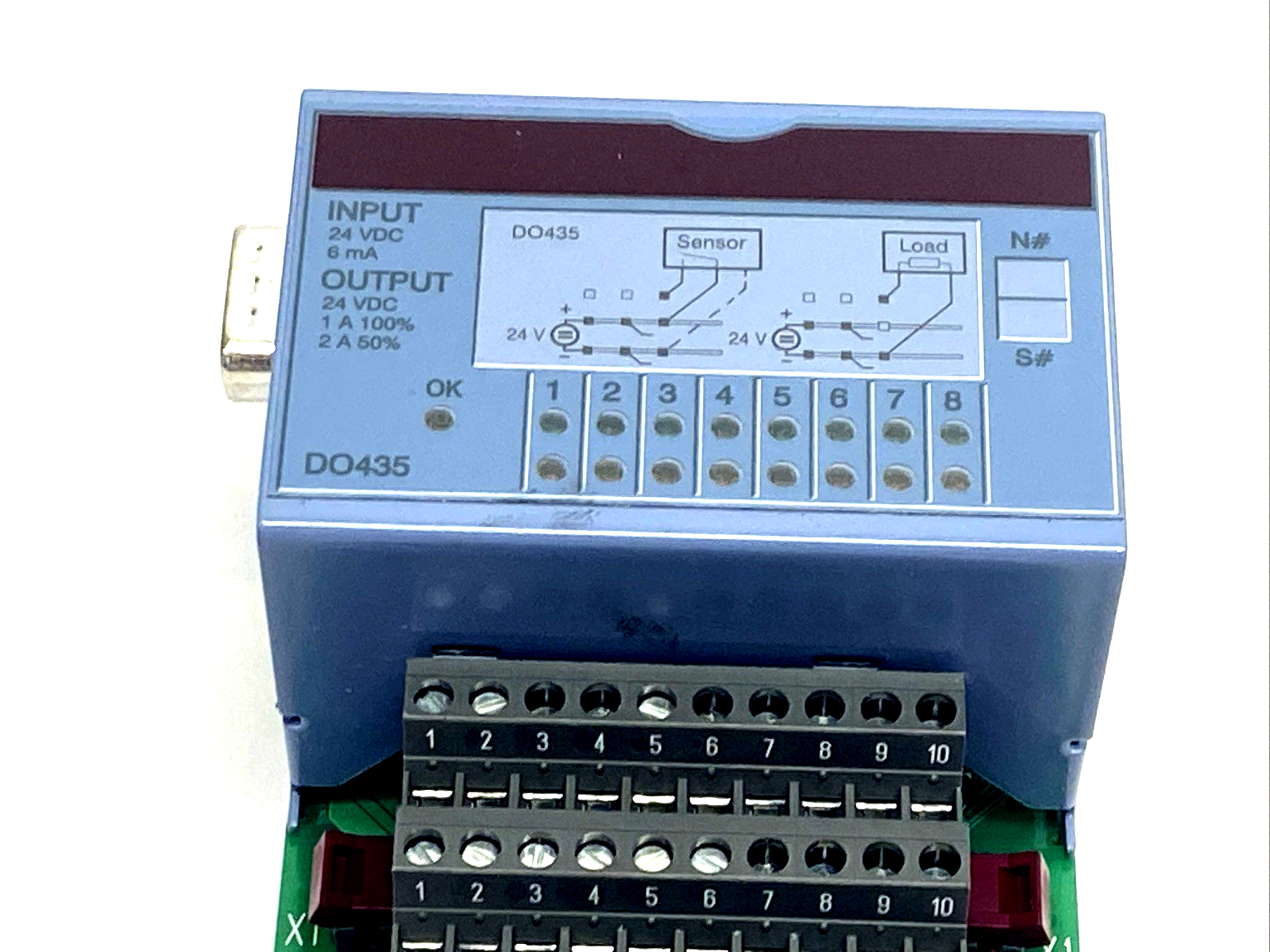 7DO435.7 | B&R Automation Rev D0 2003 Digital Output Module,8 FET Output 24V DO435 - Used - Maverick Industrial Sales