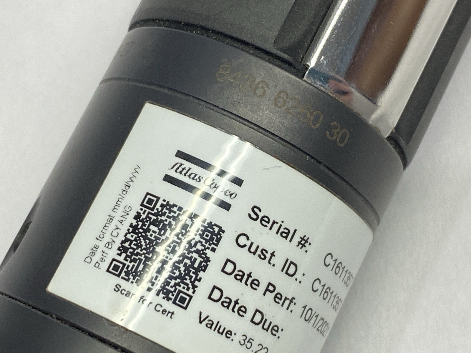 Atlas Copco ETD STR61-30-10 Straight Cable Nutrunner Tensor STR 8436 6260 30 - Used - Maverick Industrial Sales