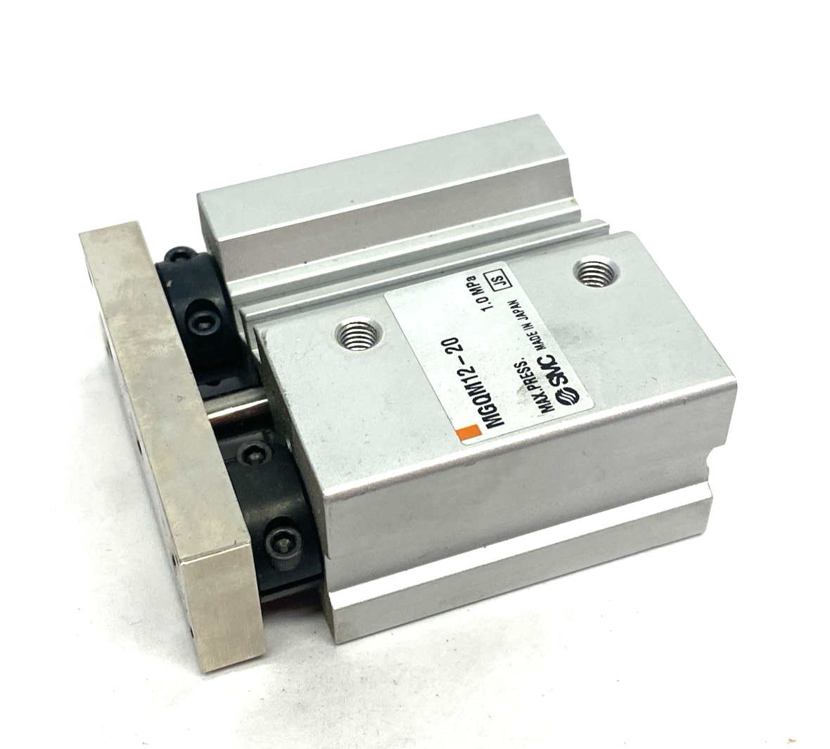 SMC MGQM12-20 Guided Compact Pneumatic Cylinder, 12mm Bore, 20mm Stroke - Maverick Industrial Sales