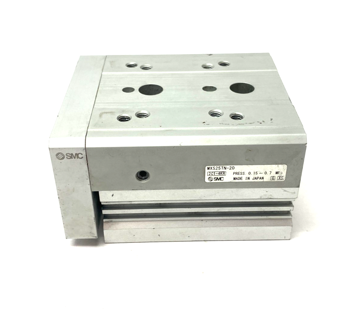 SMC MXS25TN-20 Guided Slide Table Cylinder 25mm Bore, 20mm Stroke - Maverick Industrial Sales
