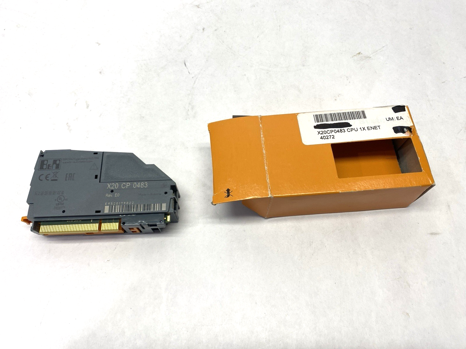 X20CP0483 | B&R Automation Rev. E0 Compact-S CPU Controller Powerlink & Ethernet - New – Open box - Maverick Industrial Sales