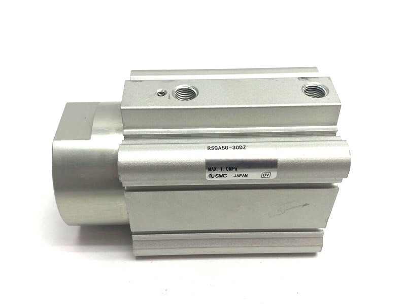 SMC RSQA50-30DZ Compact Stopper Cylinder 50mm Bore 30mm Stroke - Maverick Industrial Sales