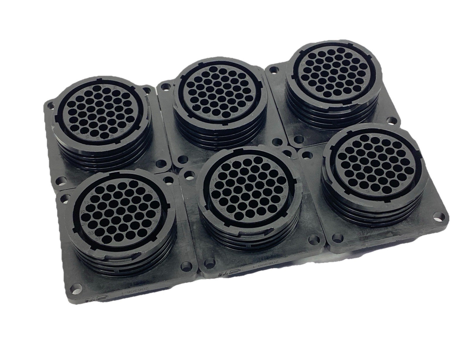 206306-1 | TE Connector Housing 37 Position AMP CPC Receptacle LOT OF 6 - New – Open box - Maverick Industrial Sales