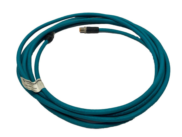 Lumberg 0985 656 103/5M Ethernet Cordset RJ45 - M12 Male 8-Pin 5m Length - Maverick Industrial Sales