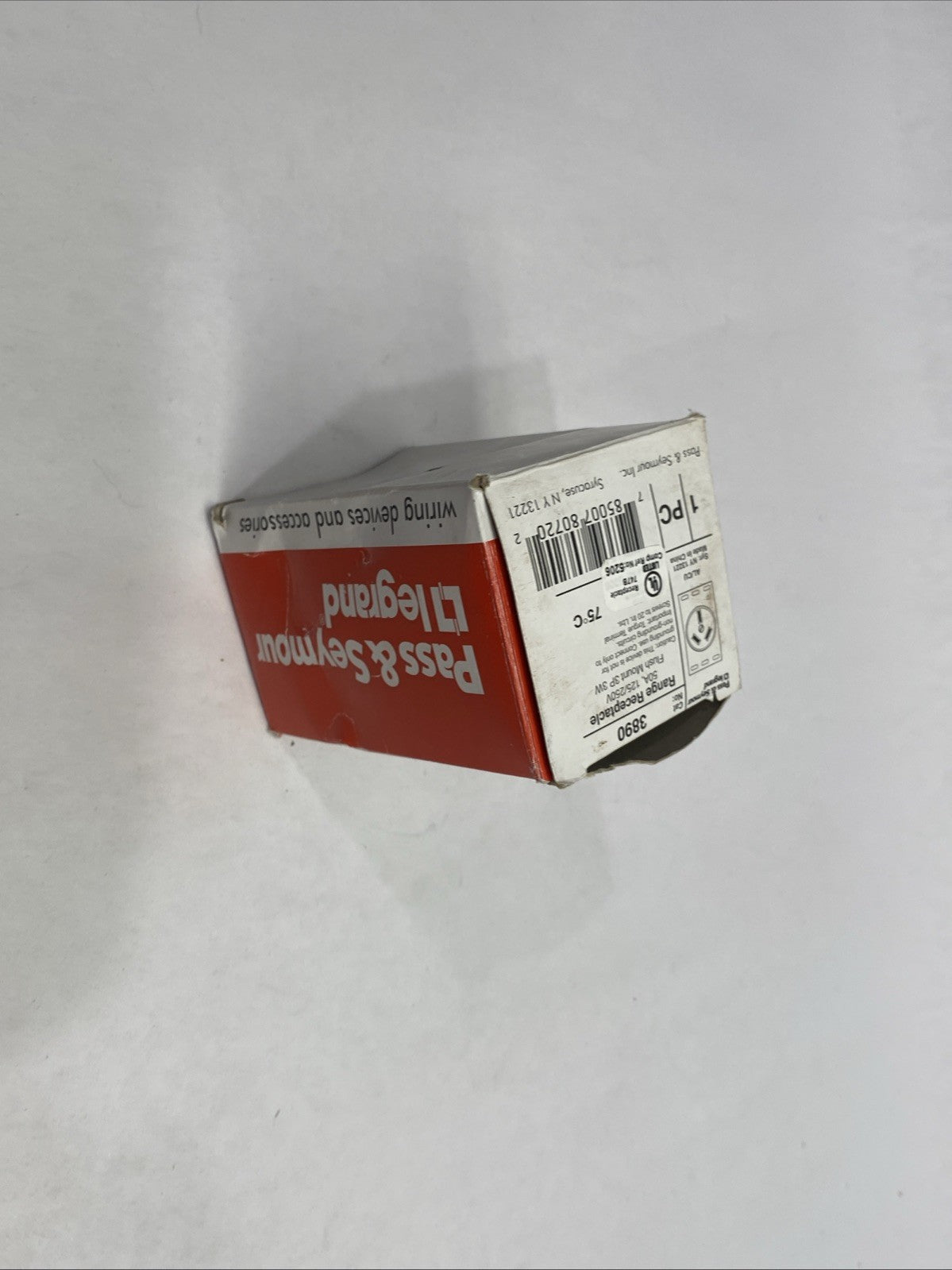 Pass & Seymour Legrand 3890 Straight Blade Range Receptacle 50A 125/250V - Maverick Industrial Sales