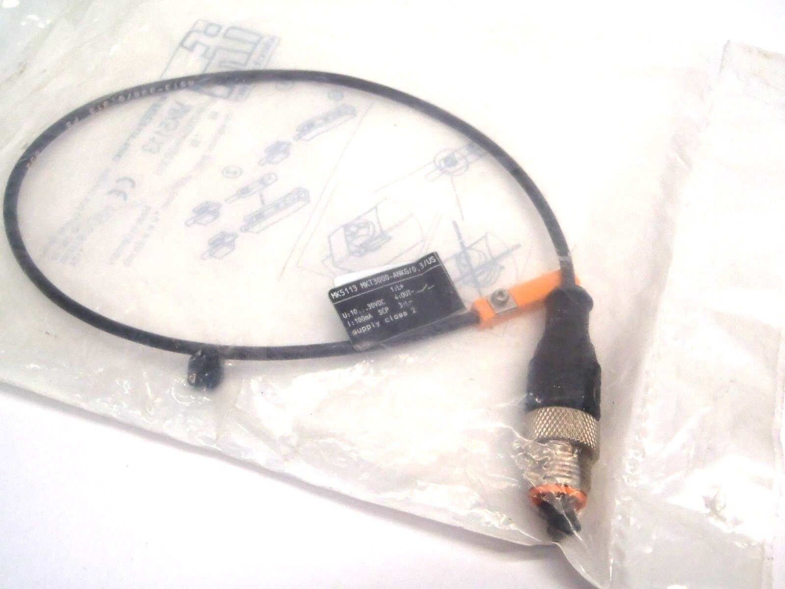 IFM Efector 120 MKT3000-ANKG/0,3/US MK5113 T-Slot Cylinder Sensor 10-30VDC - Maverick Industrial Sales