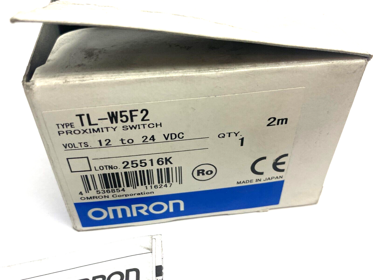 TL-W5F2 | Omron Inductive Proximity Switch Sensor 12~24VDC - New – Open box - Maverick Industrial Sales