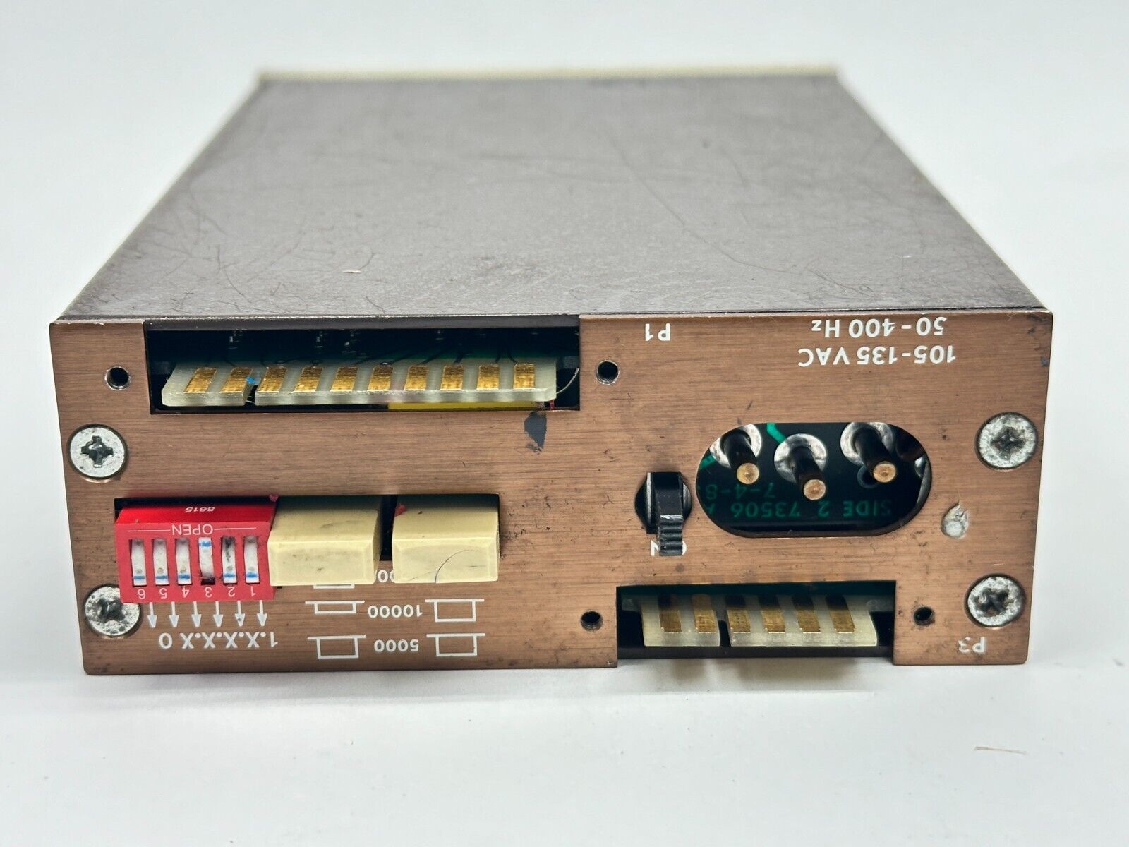 Daytronic 3330 LVDT Indicator Controller 105-135 VAC 10W 50-400Hz - For parts or not working - Maverick Industrial Sales