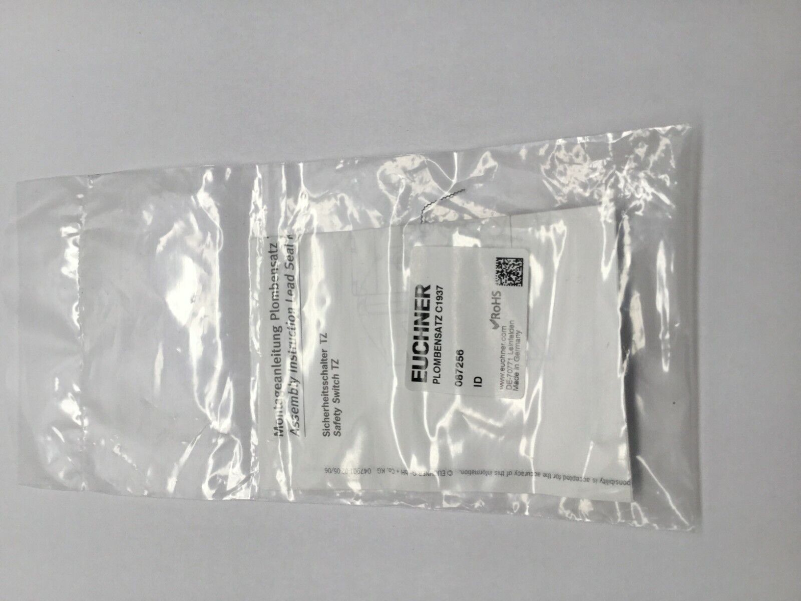 Euchner 087256 Lead Seal Kit - Maverick Industrial Sales