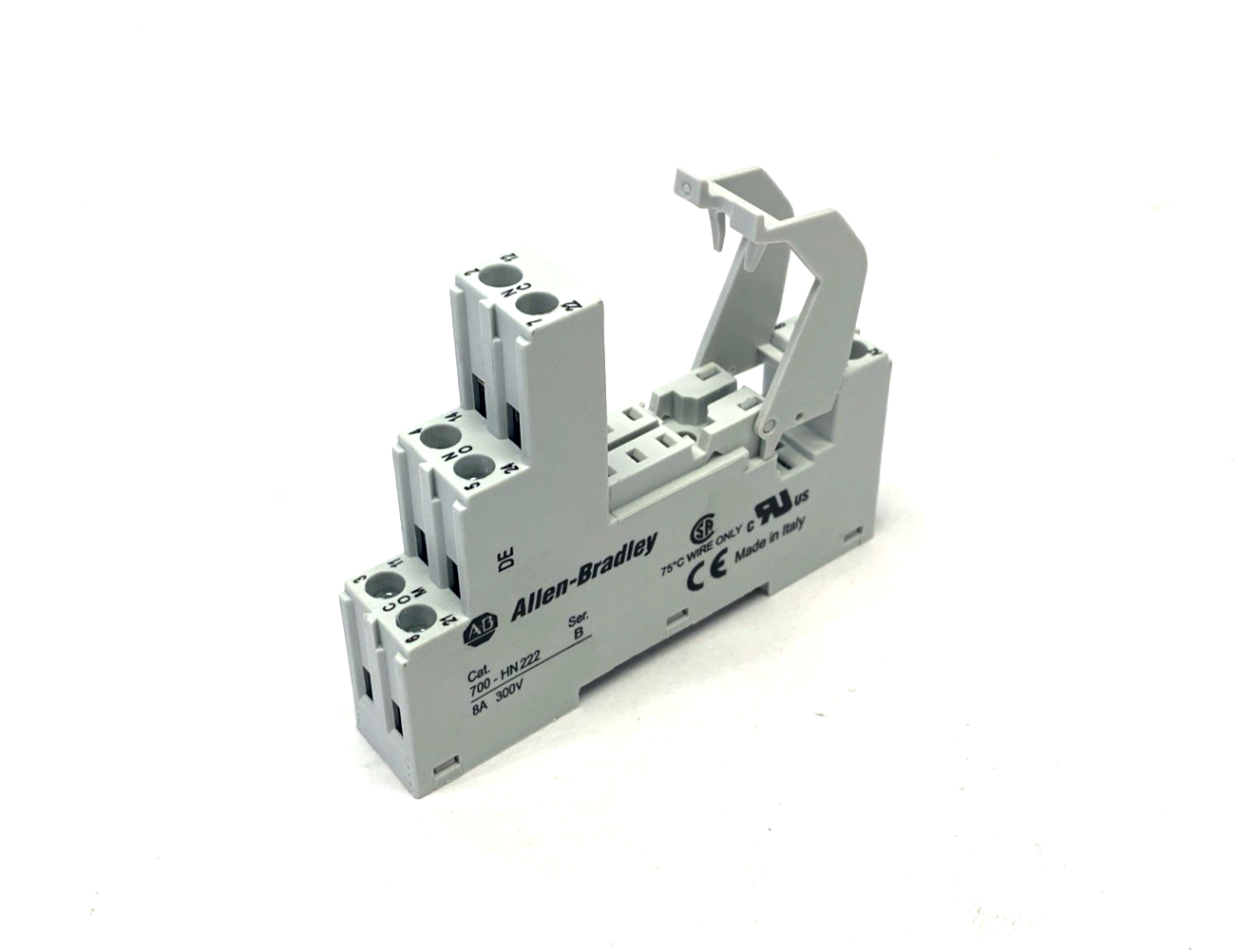 700-HN222 | Allen Bradley Ser. B 8 Blade 8A Screw Terminal Relay Socket LOT OF 2 - New – Open box - Maverick Industrial Sales