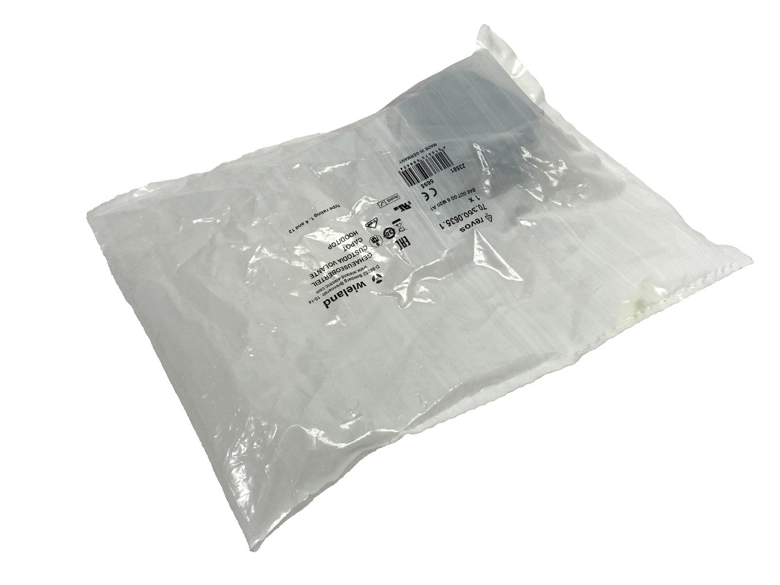 70.350.0635.1, BAS GOT GG 6 M20 A1 | Revos 70.350.0635.1 Heavy Duty Connector Hood Side Entry BAS GOT GG 6 M20 A1 - New - Maverick Industrial Sales