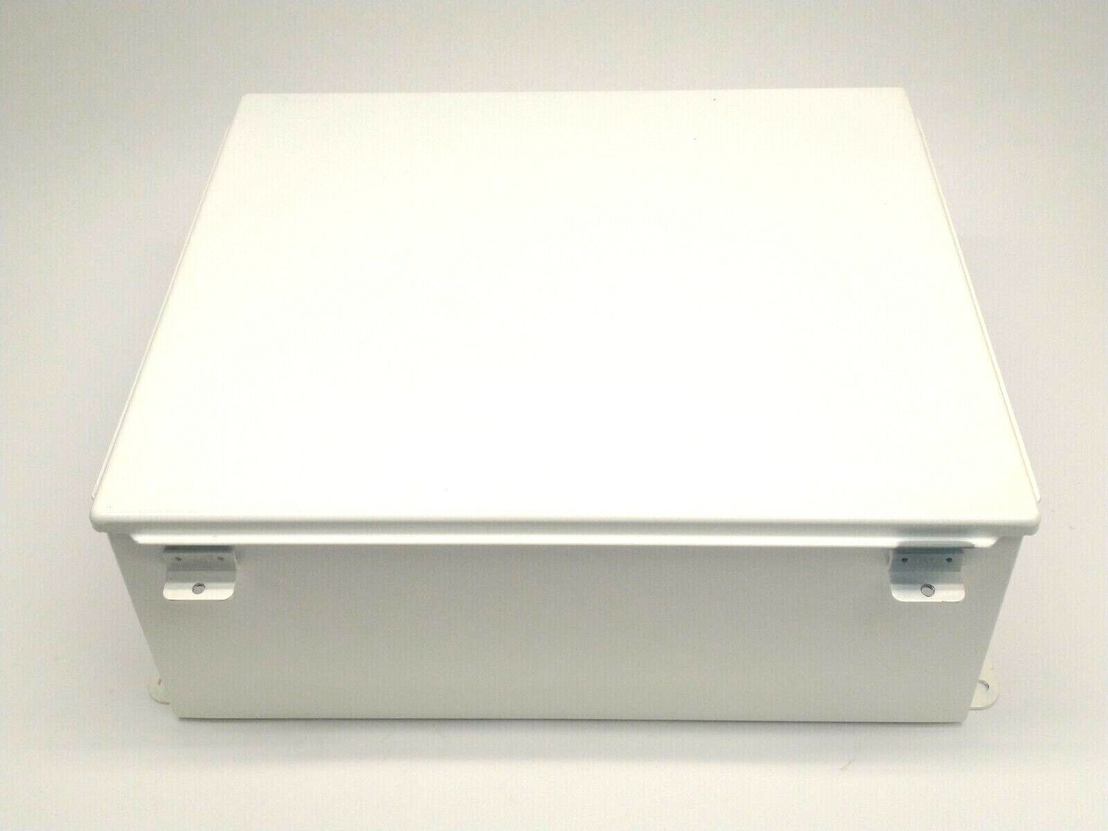 Hoffman A1614CH White Industrial Control Panel Enclosure 16"x14"x6" NO LATCHES - Maverick Industrial Sales