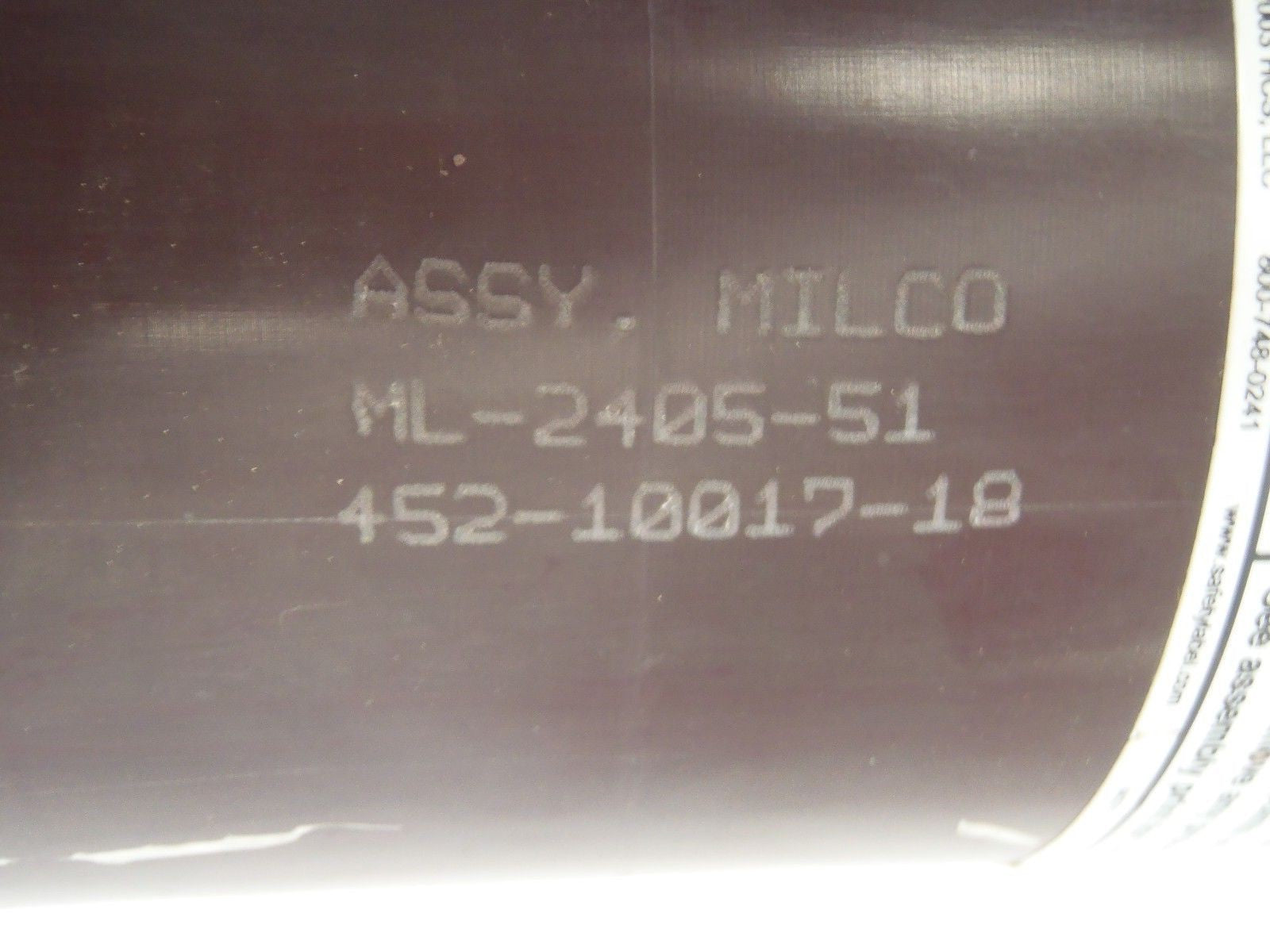 Milco 452-10017-18 Pneumatic Cylinder ML-2405-51, 2.00 Weld Stroke - Maverick Industrial Sales