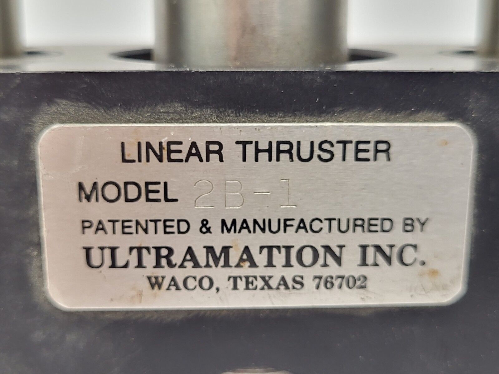 Ultramation Inc 2B-1 Pneumatic Linear Thruster - Maverick Industrial Sales
