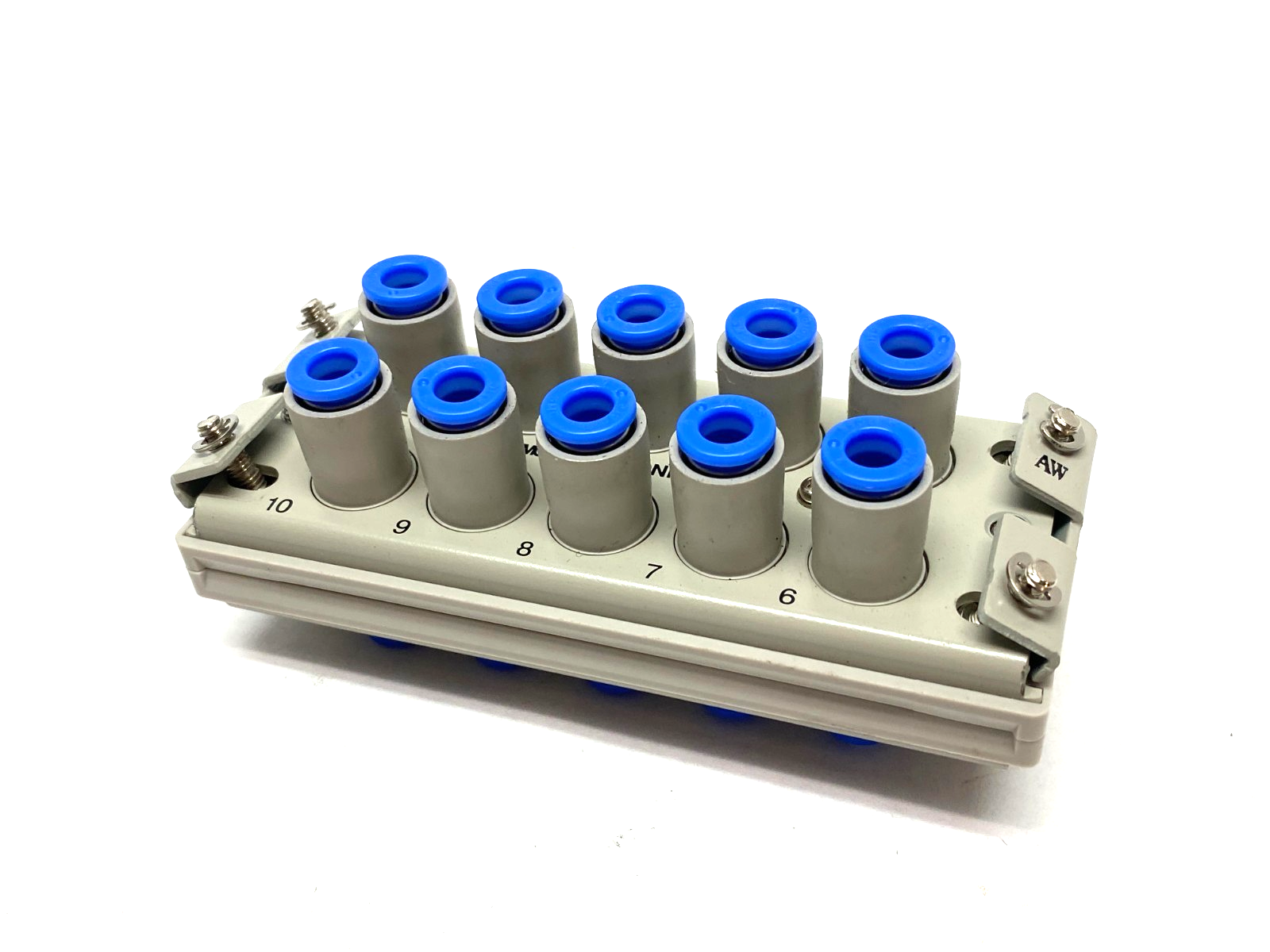 SMC KDM10-06 Multiconnector Pneumatic Manifold 6mm 10-Port - Maverick Industrial Sales