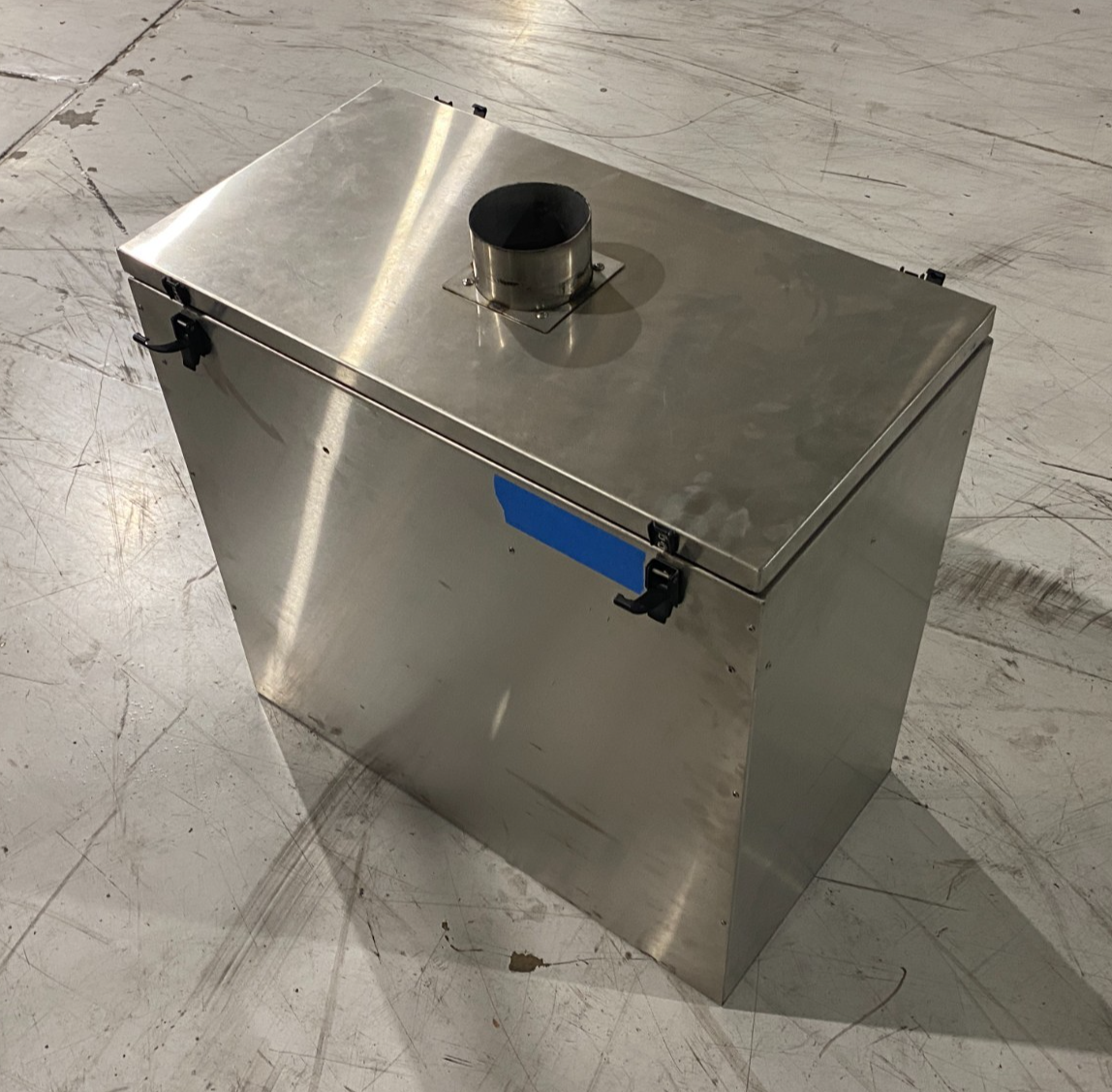 Fumex FB1 High-Capacity Pre-Filter Unit, Stainless Steel, NO CASTER WHEELS - Maverick Industrial Sales