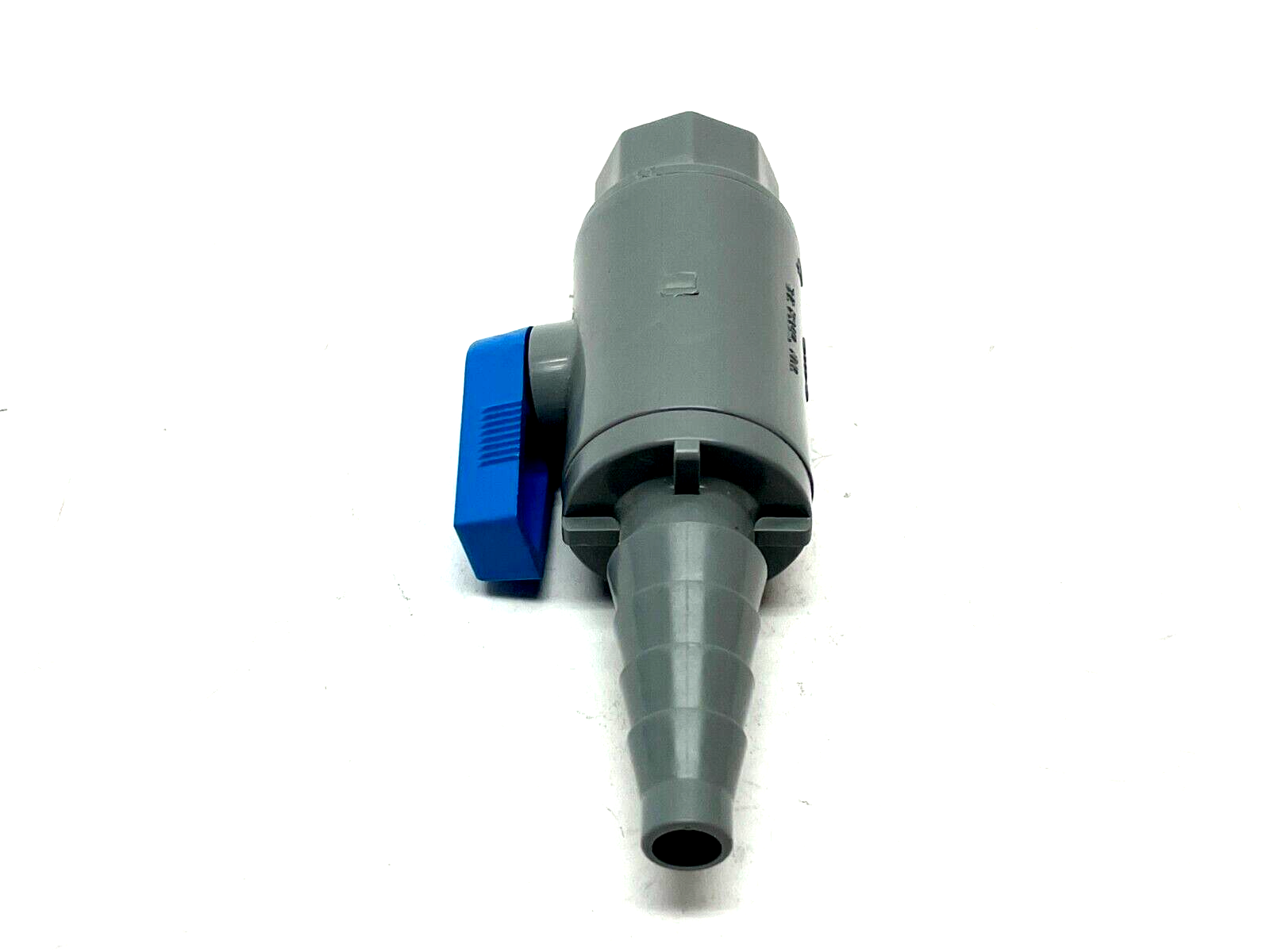 SMC PVC 638-TB4F-F Ball Valve 1/4" FPT x 3/8" to 5/8" Barb - Maverick Industrial Sales